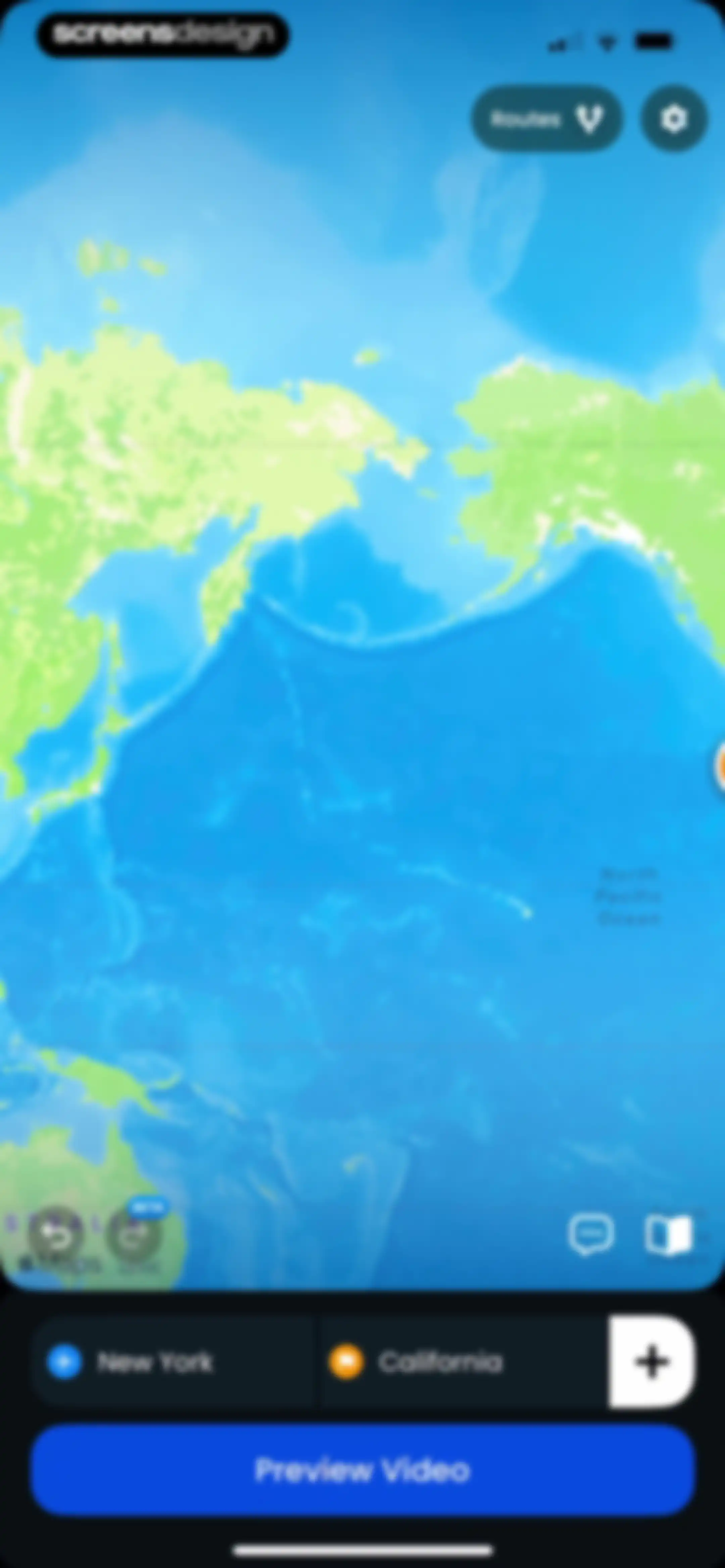 TravelAnimator: Journey Route screen 74