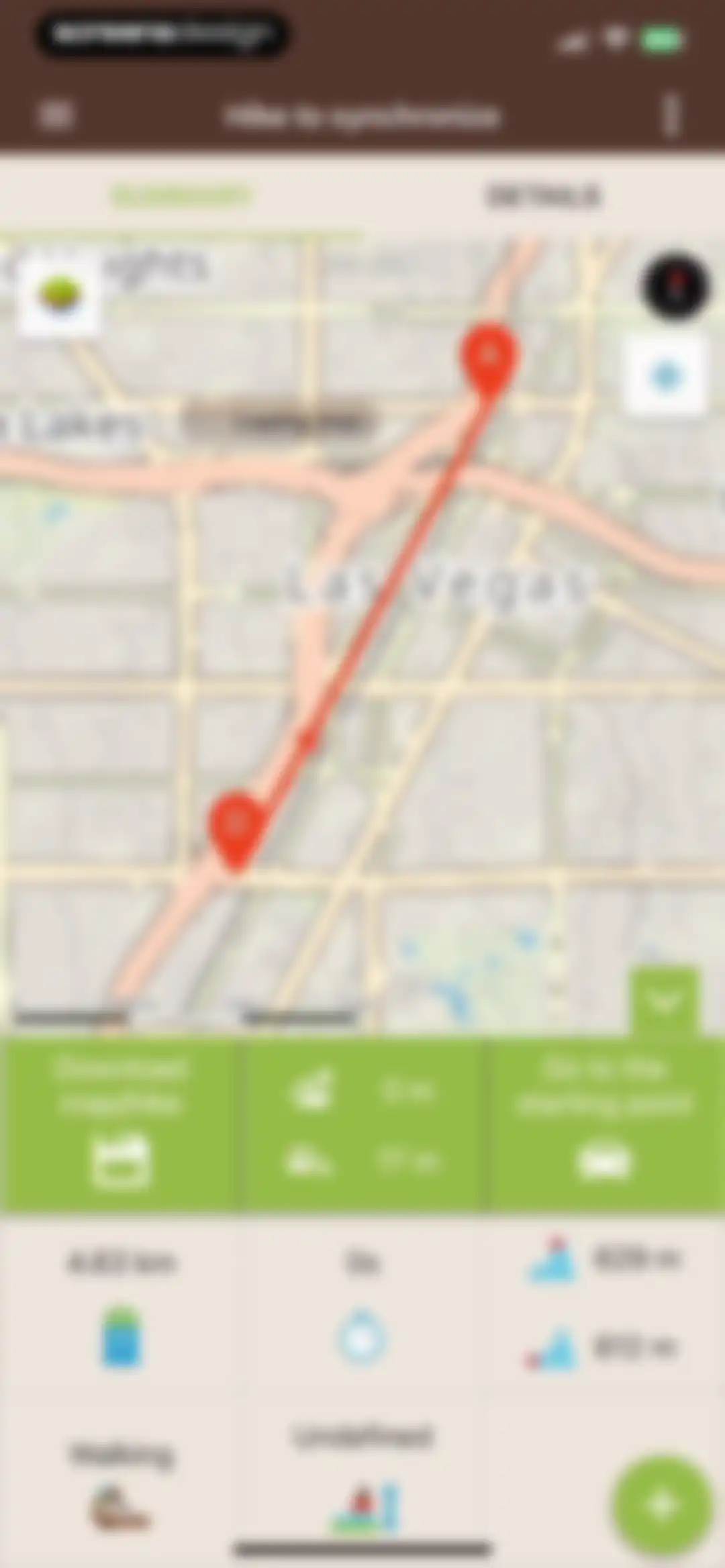 Visorando Walking Routes screen 51