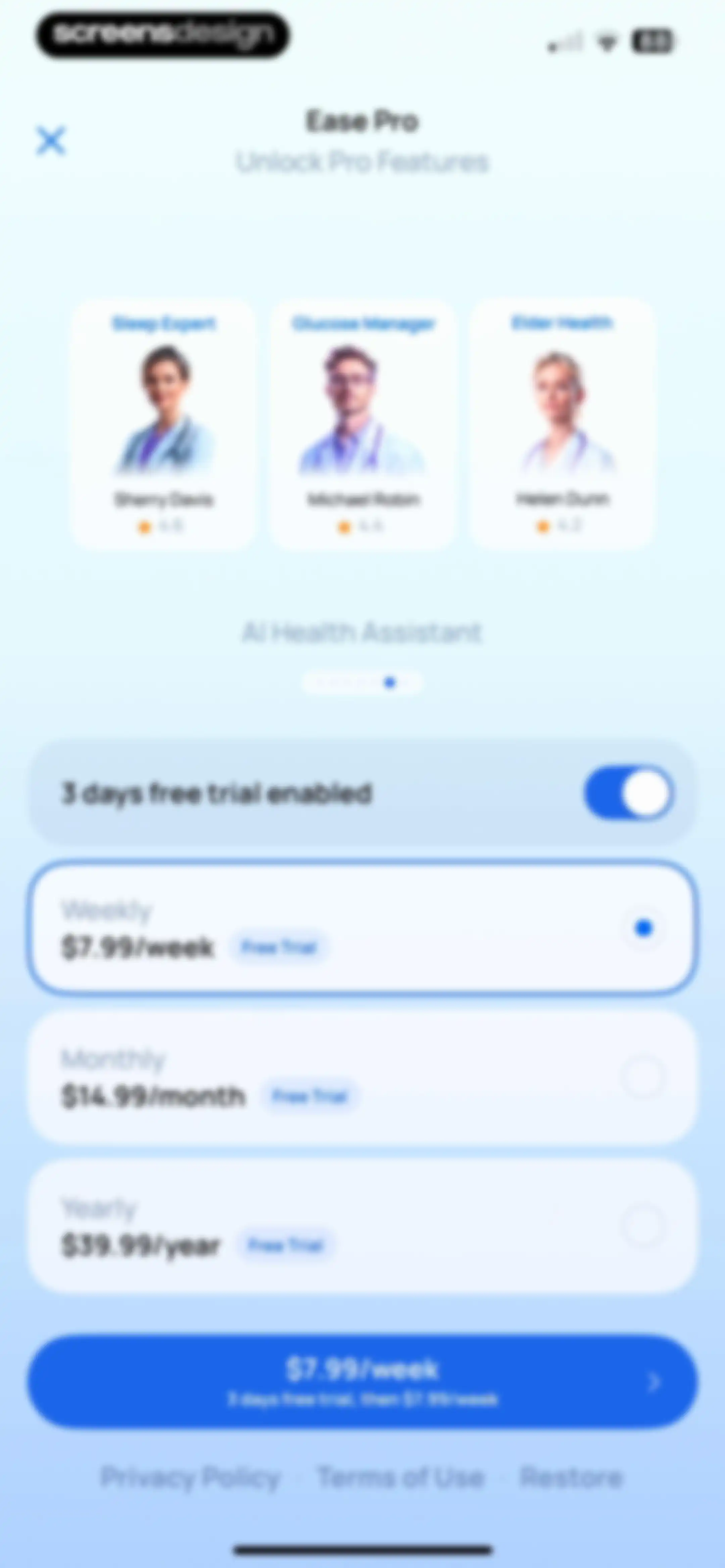 Ease - Body & Mental Health screen 125