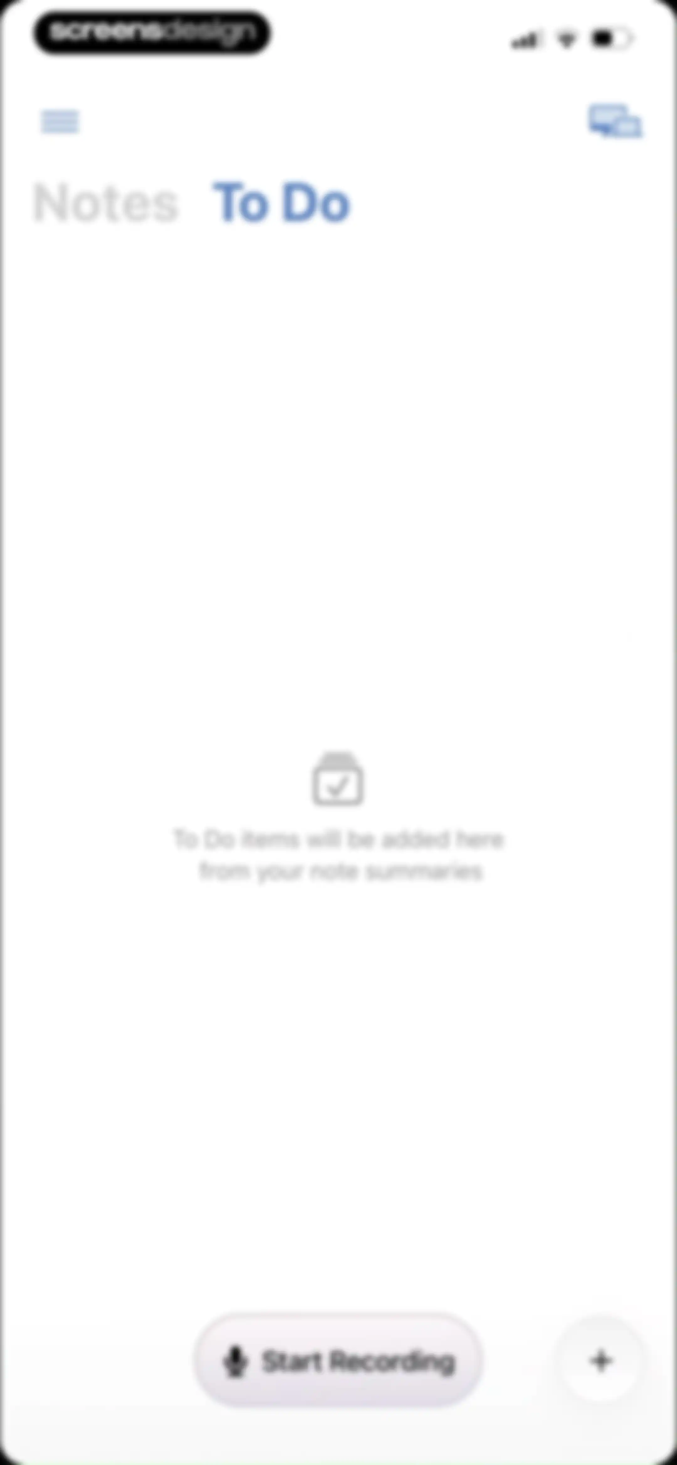 Cue: AI Note Taker & Recorder screen 88