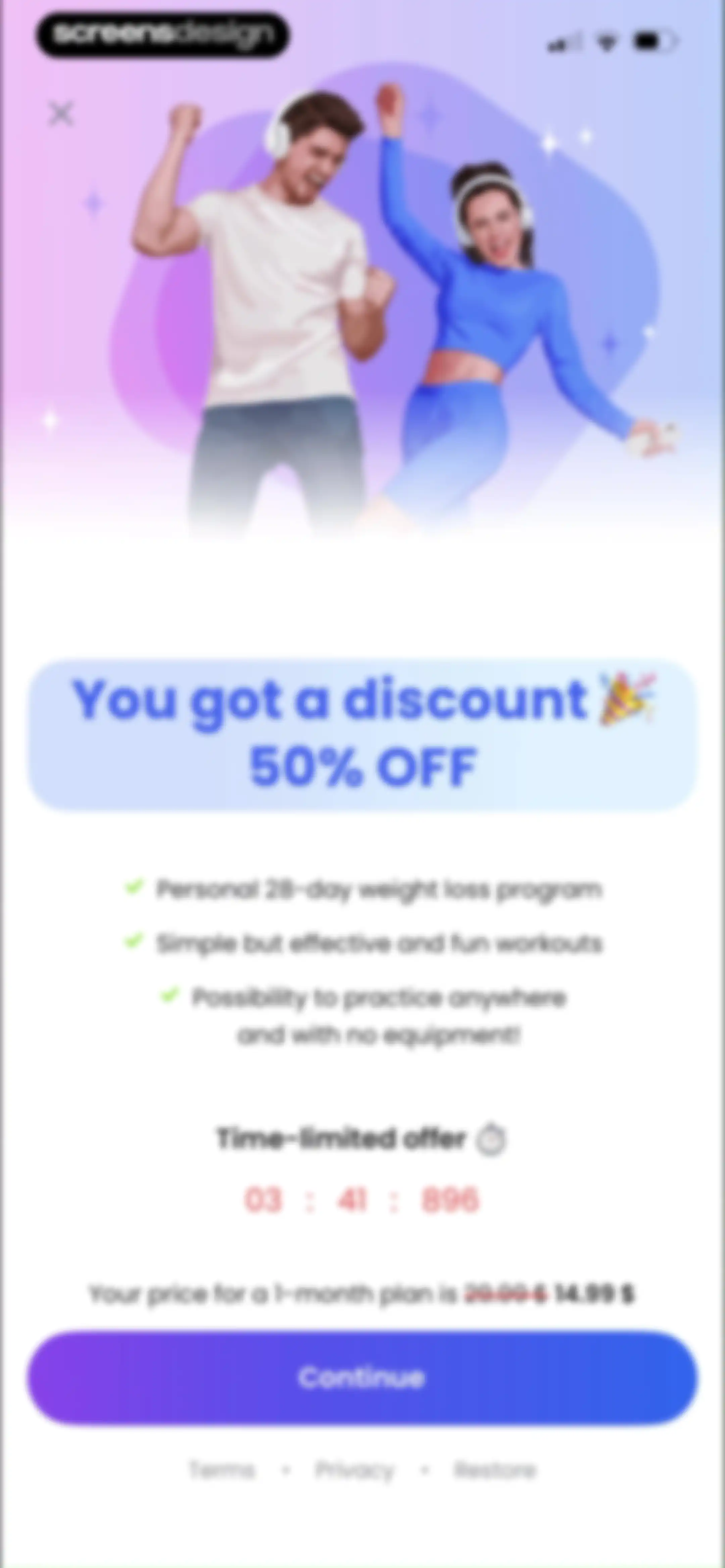 Dancebit: Home Dance Workouts screen 116