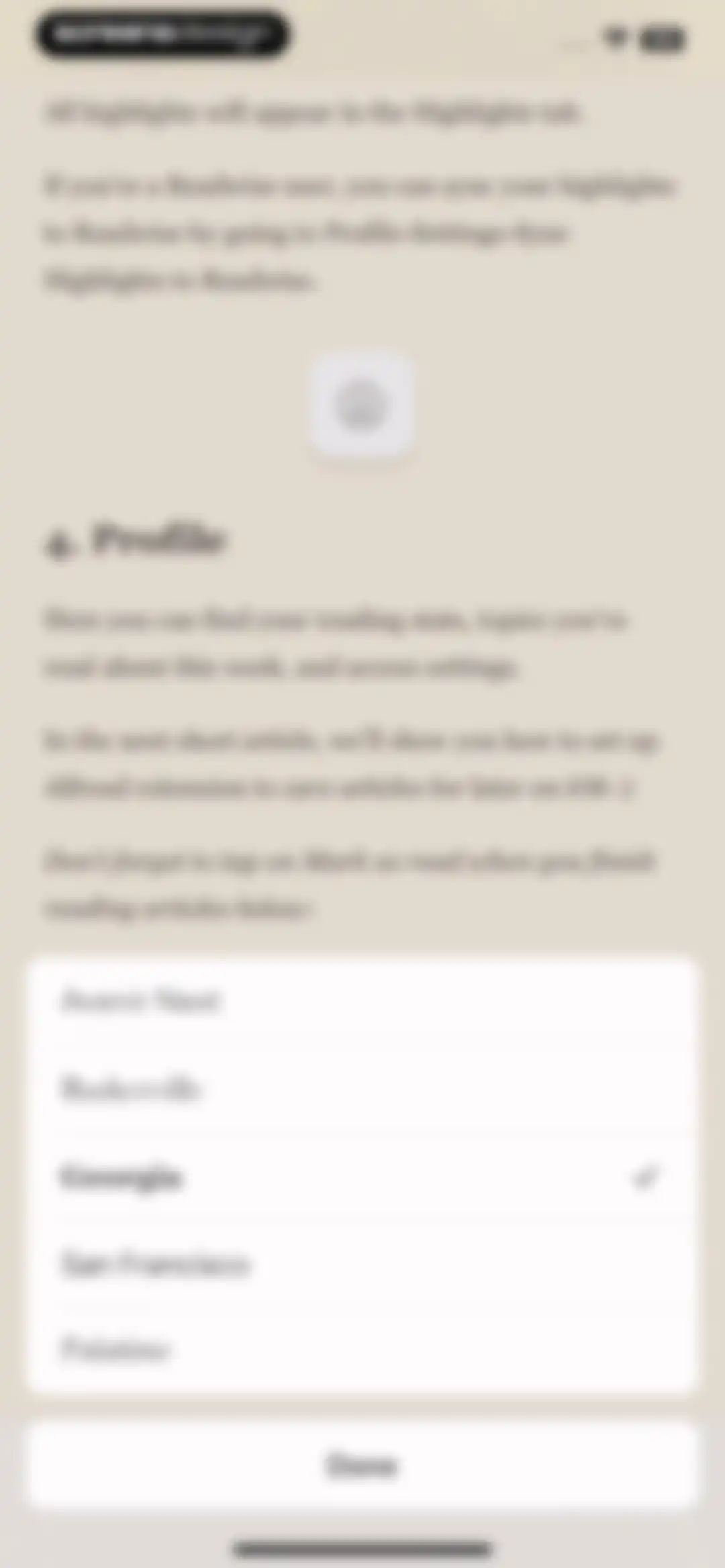 Alfread: grow reading habit screen 20