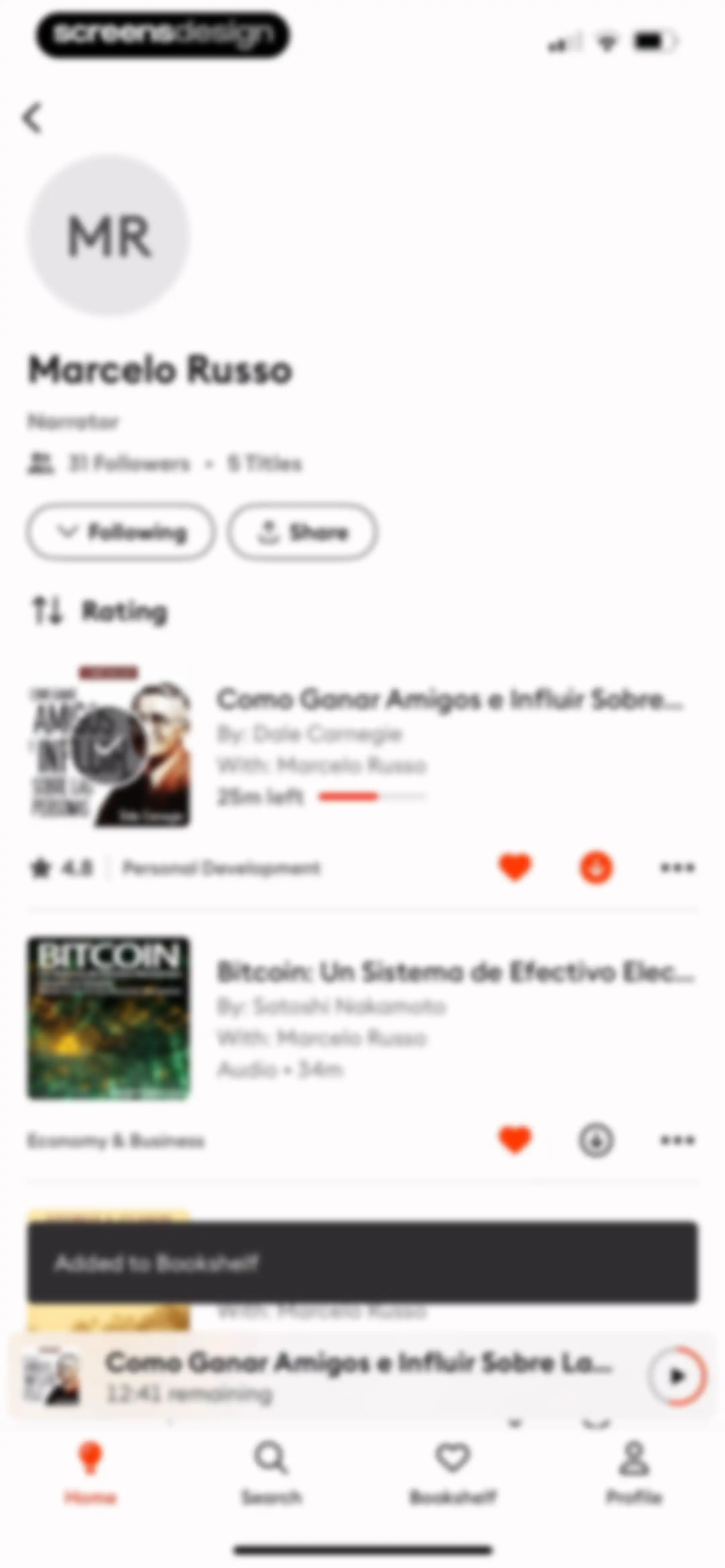 Storytel - Audiobooks Library screen 45