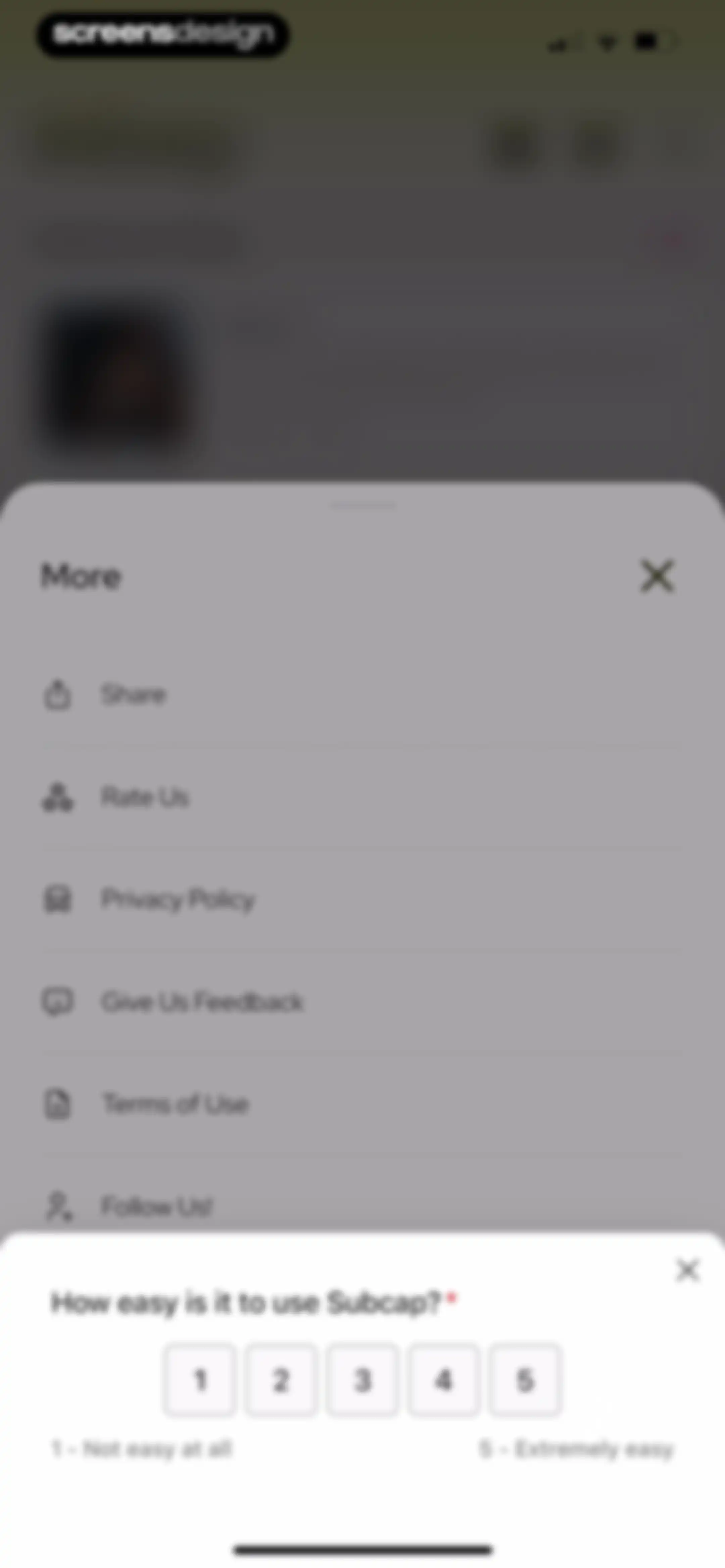 Subcap: Captions AI, Subtitles screen 71