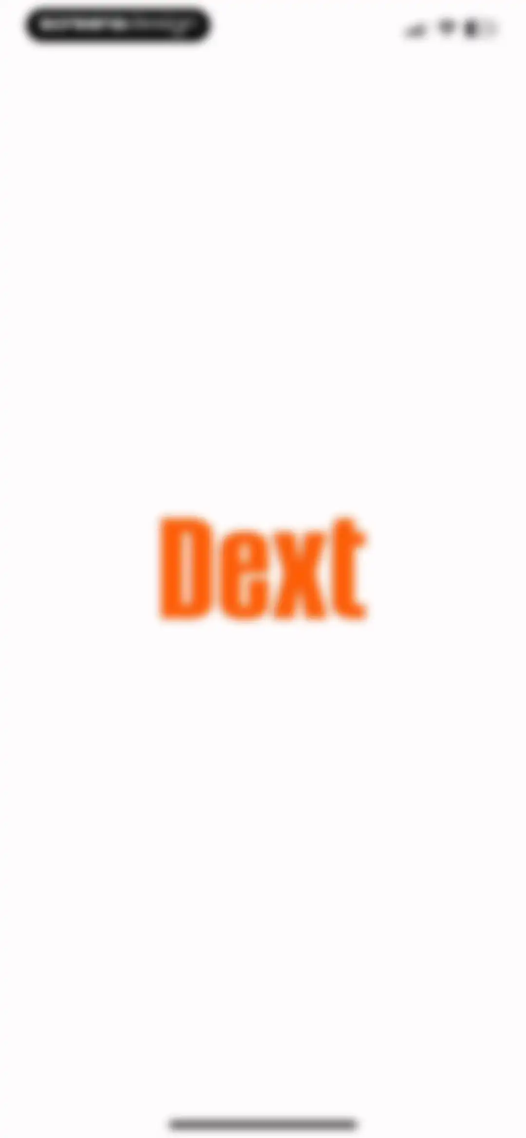 Dext: Expense Tracker screen 1
