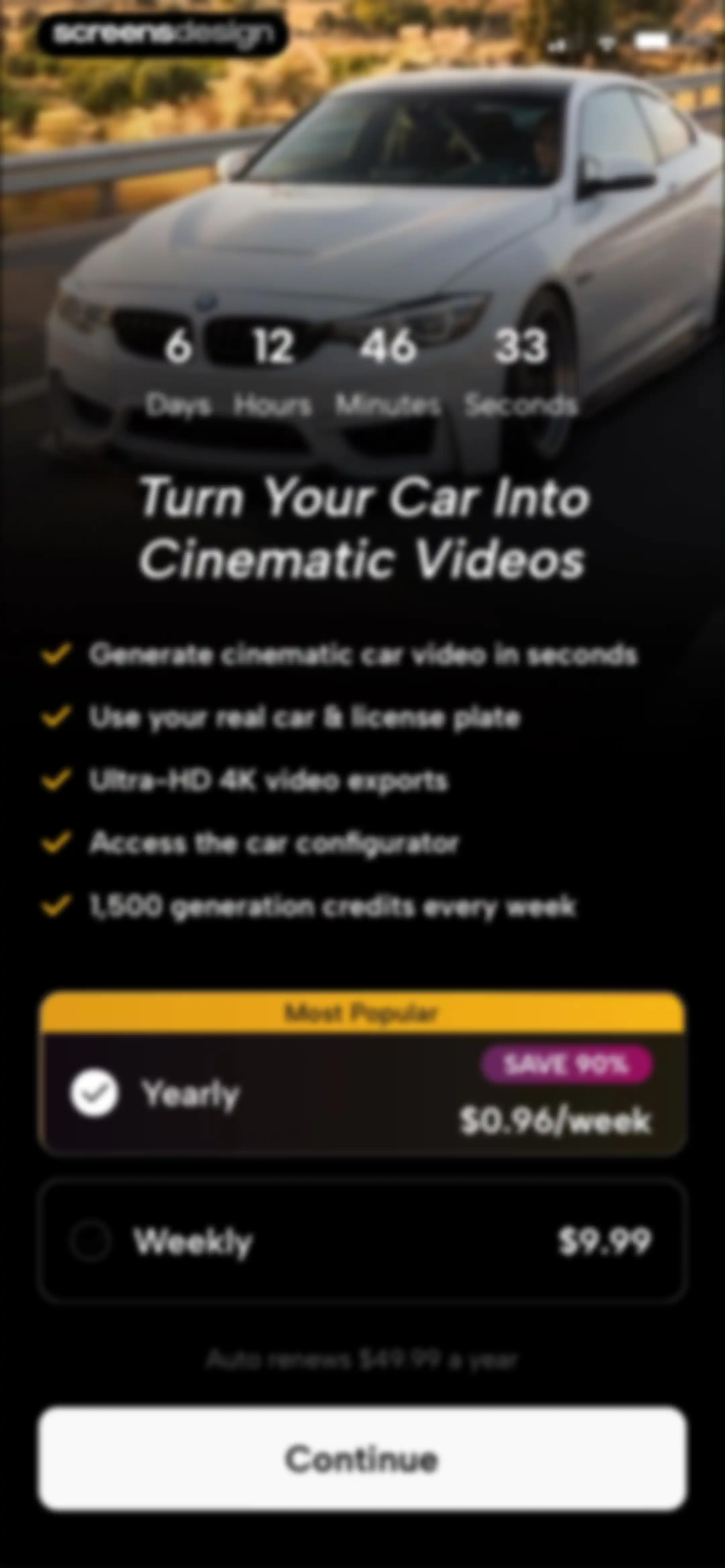 Posely: AI Car Photo & Video screen 7
