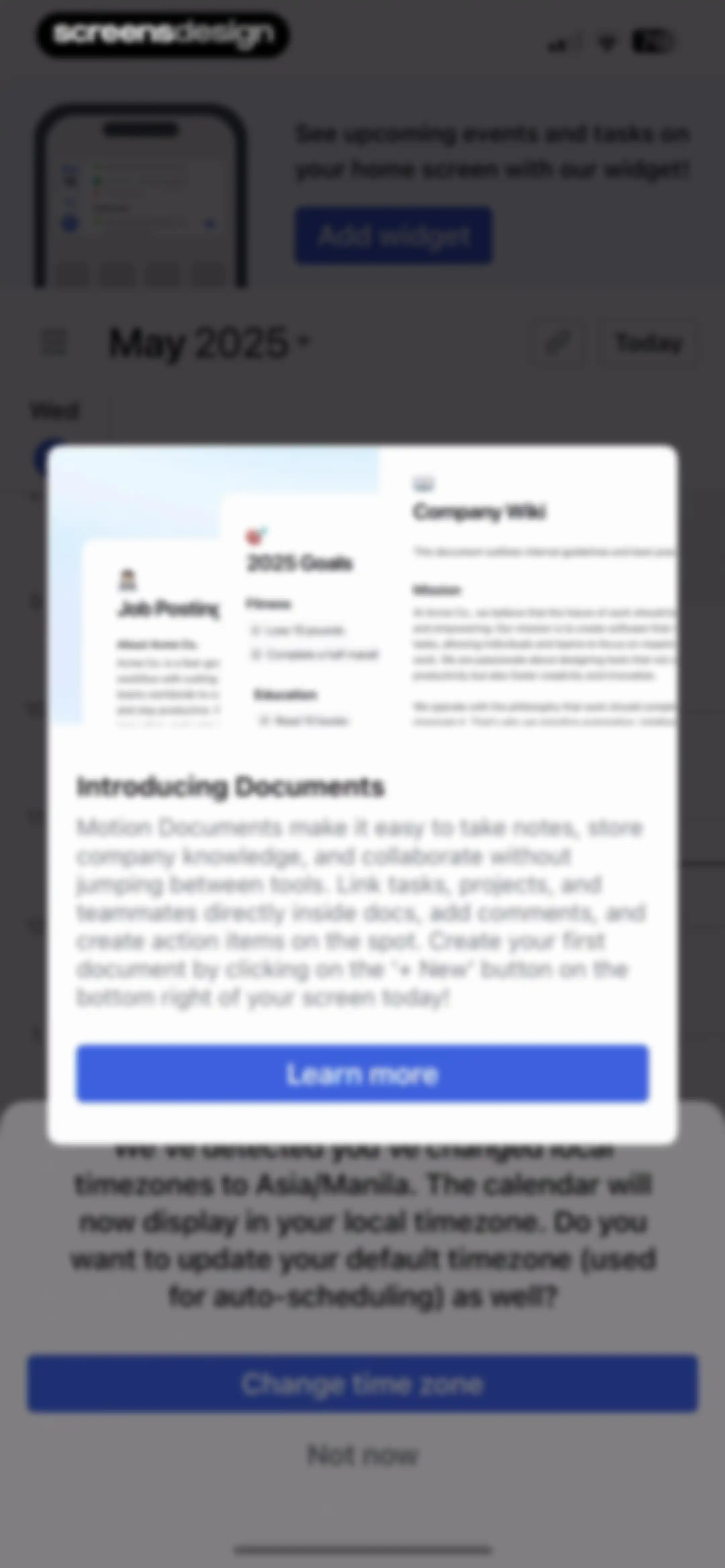 Motion: Tasks & AI Scheduling screen 22