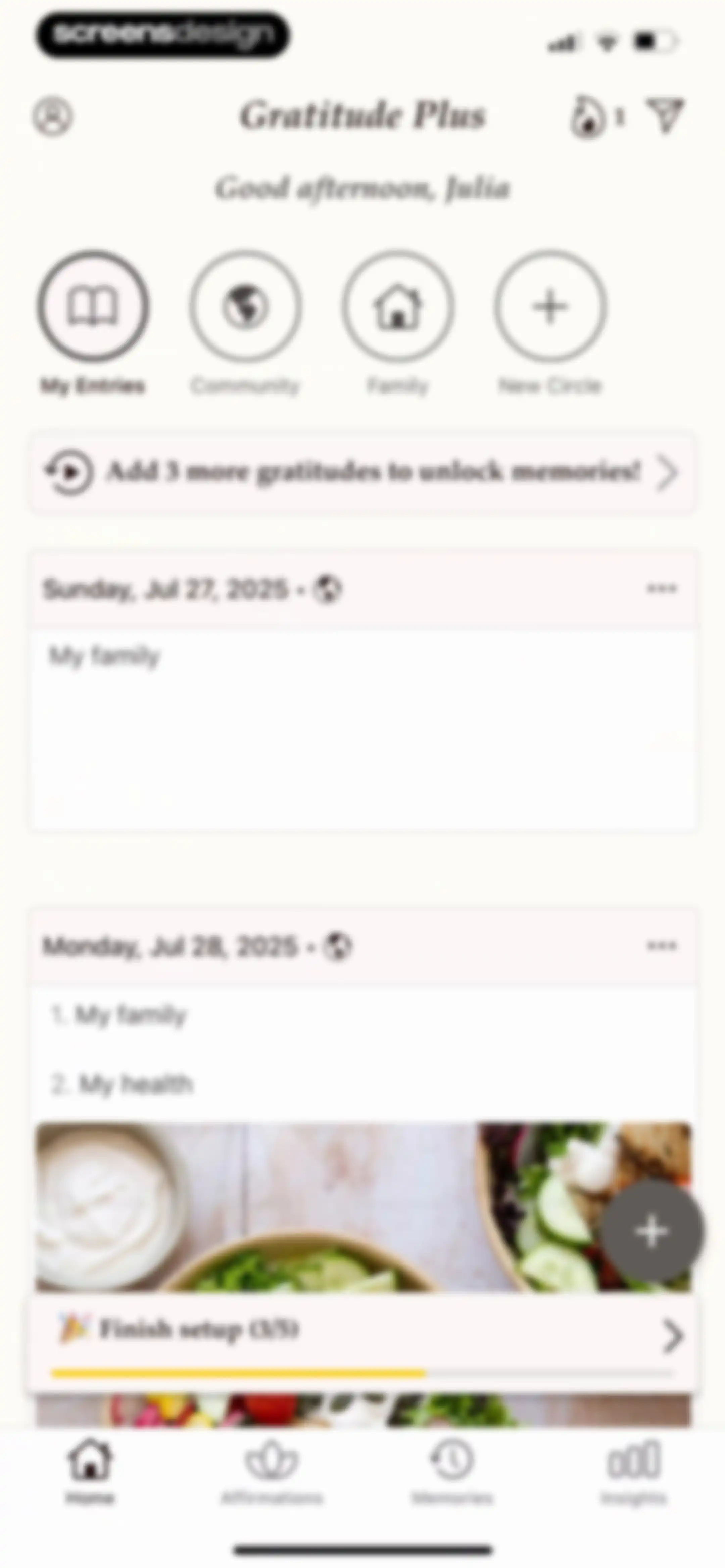 Gratitude Plus – Journal screen 80