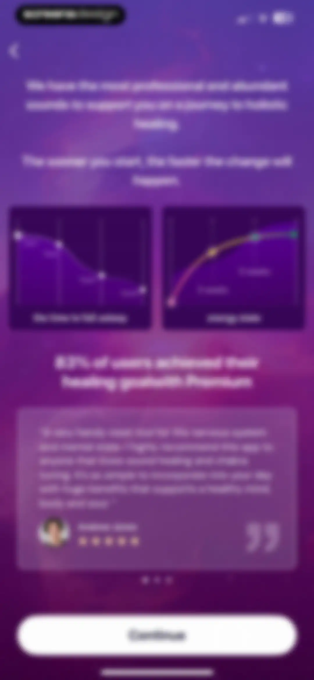 Frequency: Healing Sounds screen 6