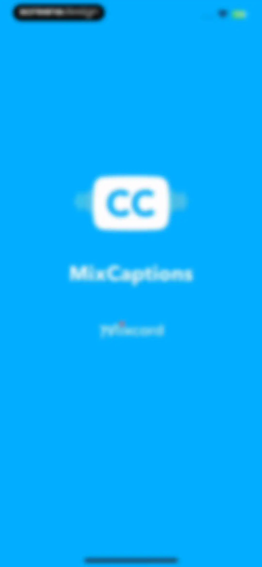 MixCaptions: Video Captions screen 1