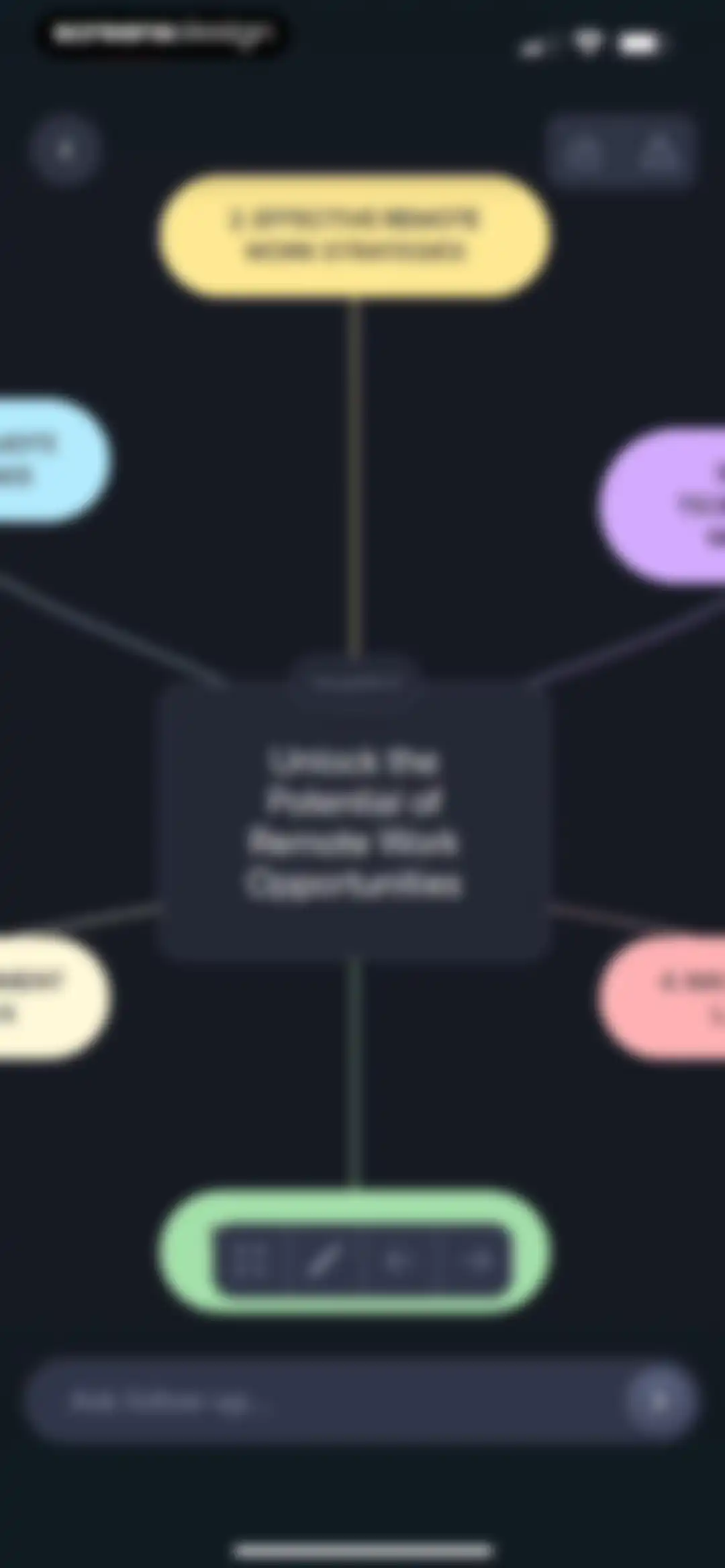 VisualMind: AI MindMap/Chatbot screen 40