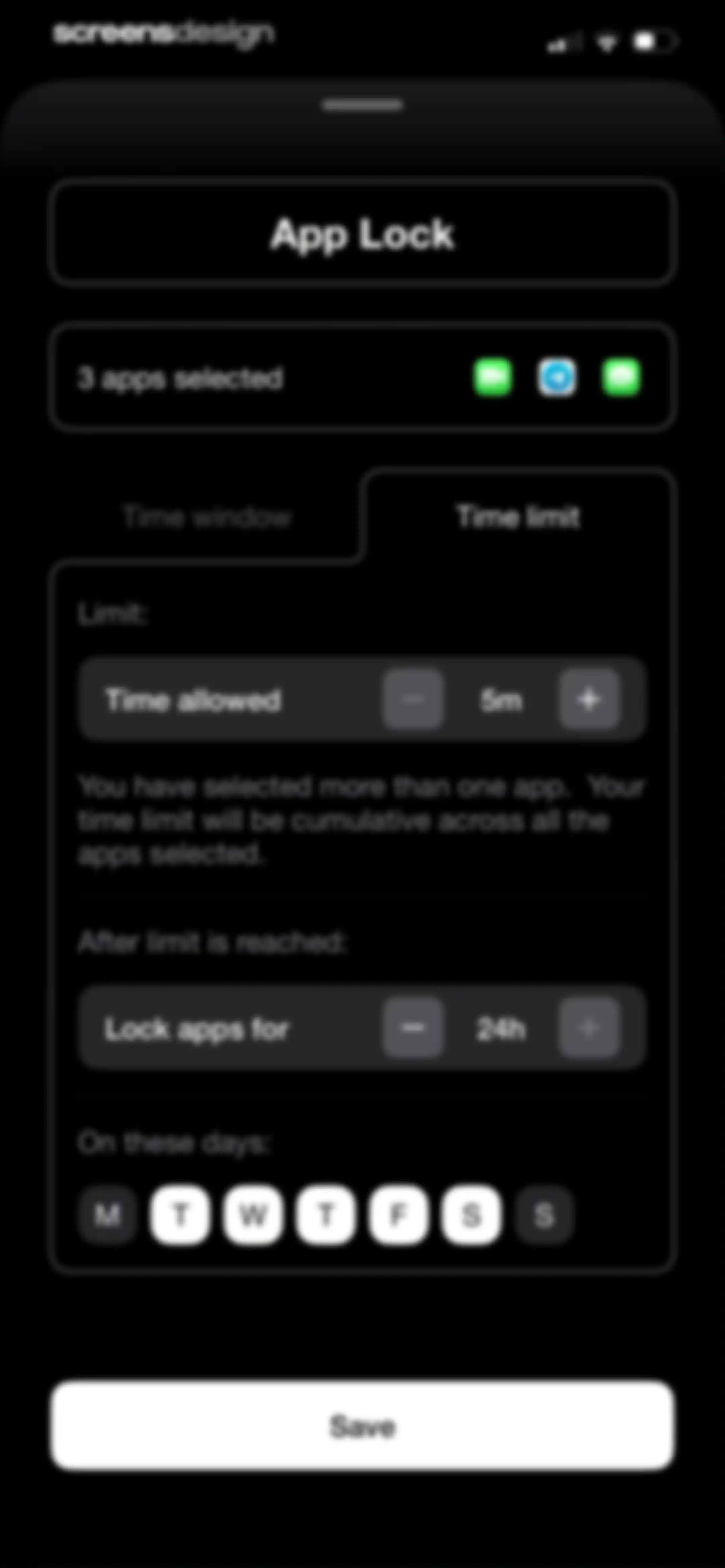 Blank Spaces Launcher screen 70
