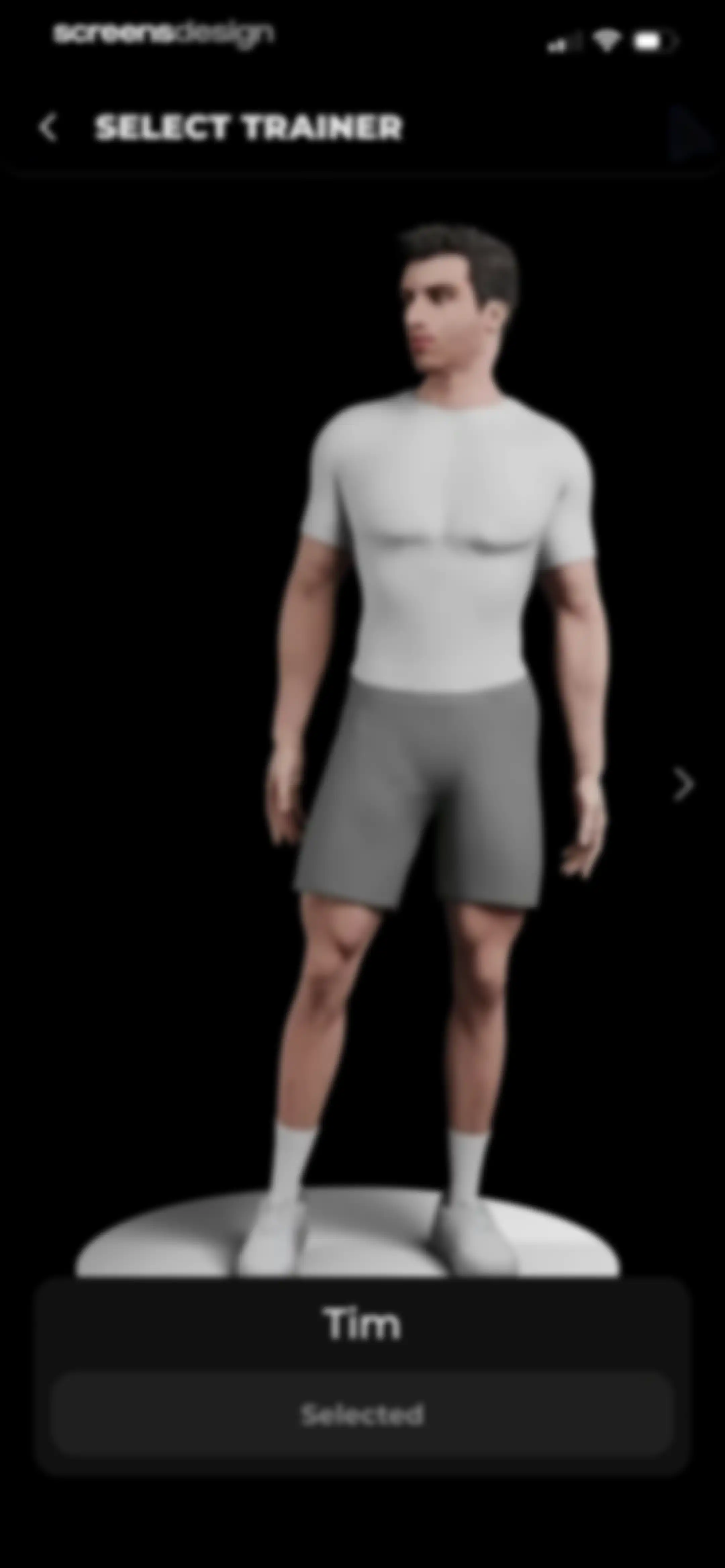 MCI - Personal Training AI screen 91