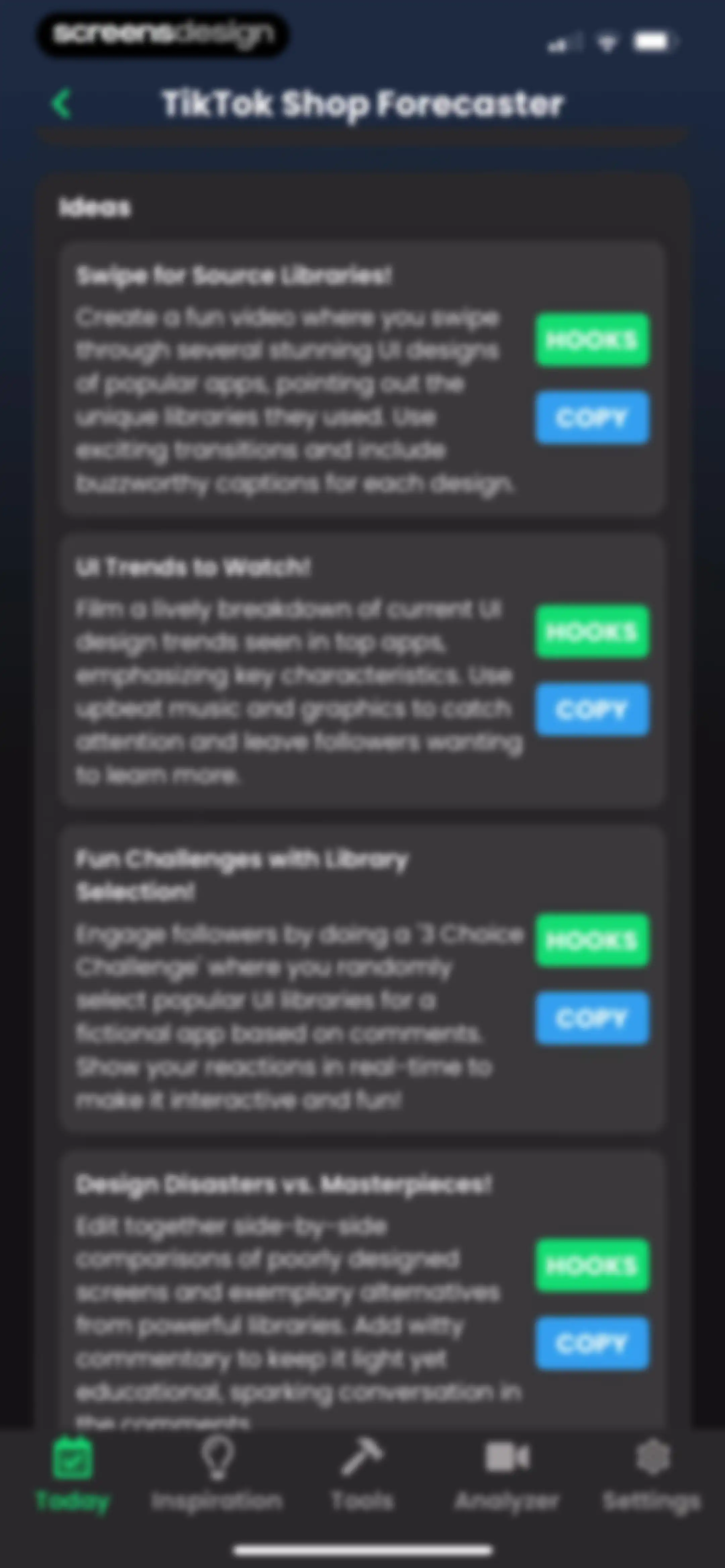 TrendTok Analytics & Tracker screen 46