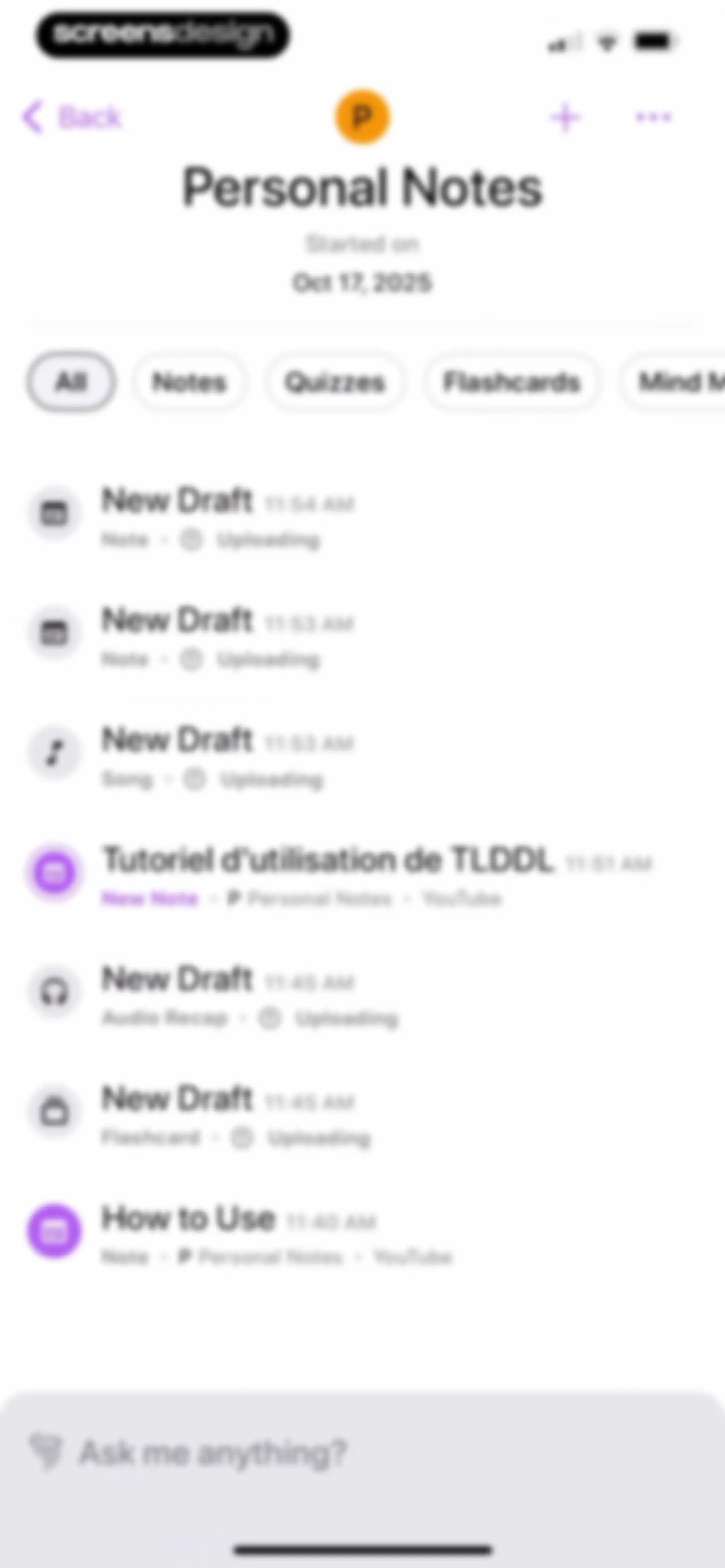 TLDL: AI Lecture Note Taker screen 134