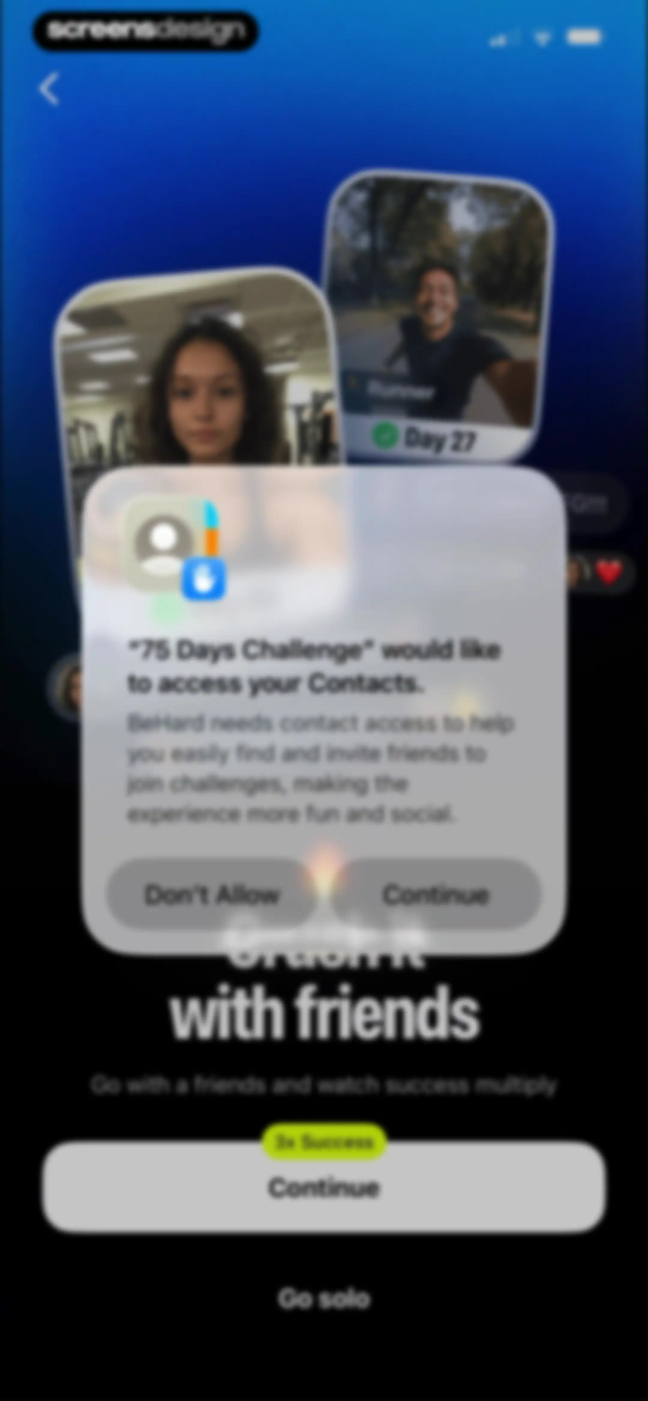 75 Days Challenge Tough & Soft screen 41