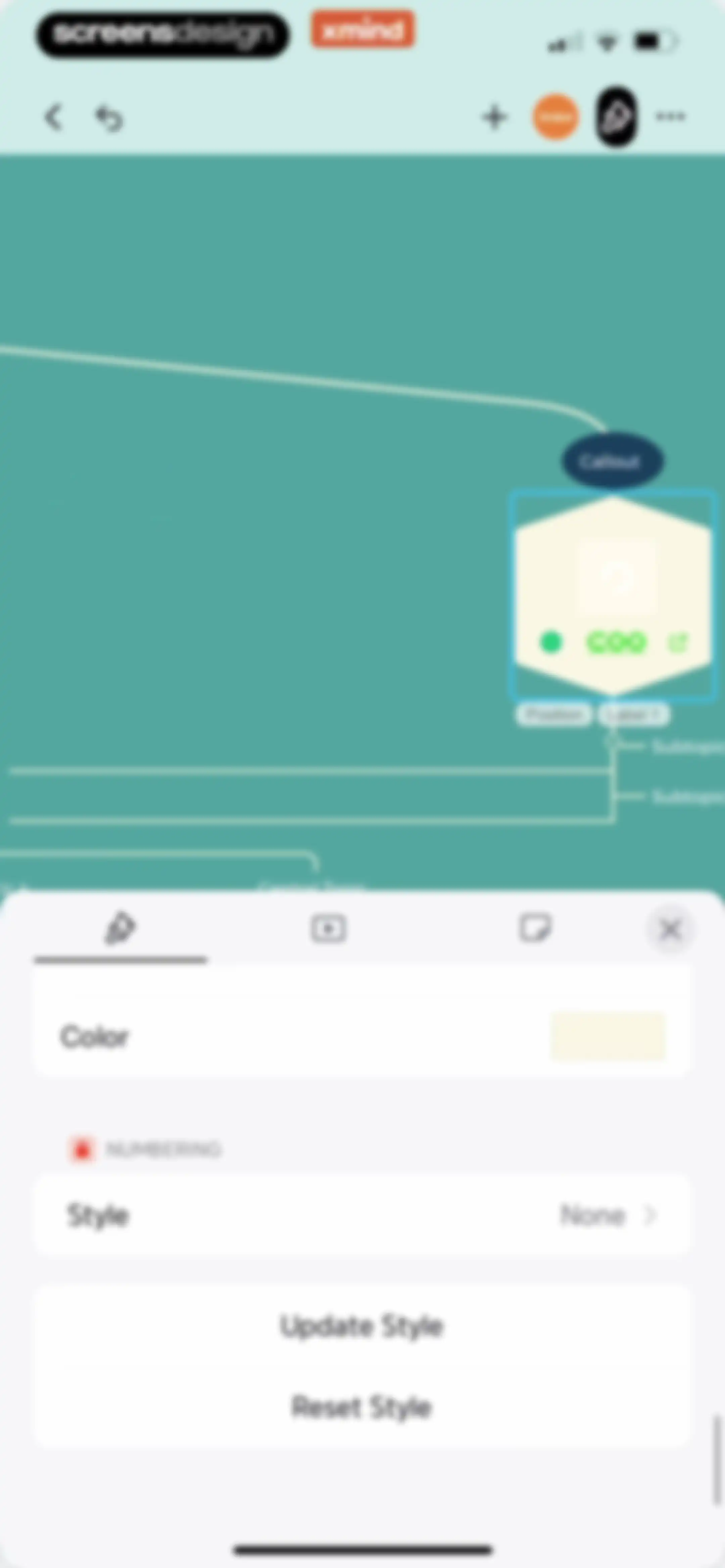 Xmind: AI Mind Map, Brainstorm screen 66
