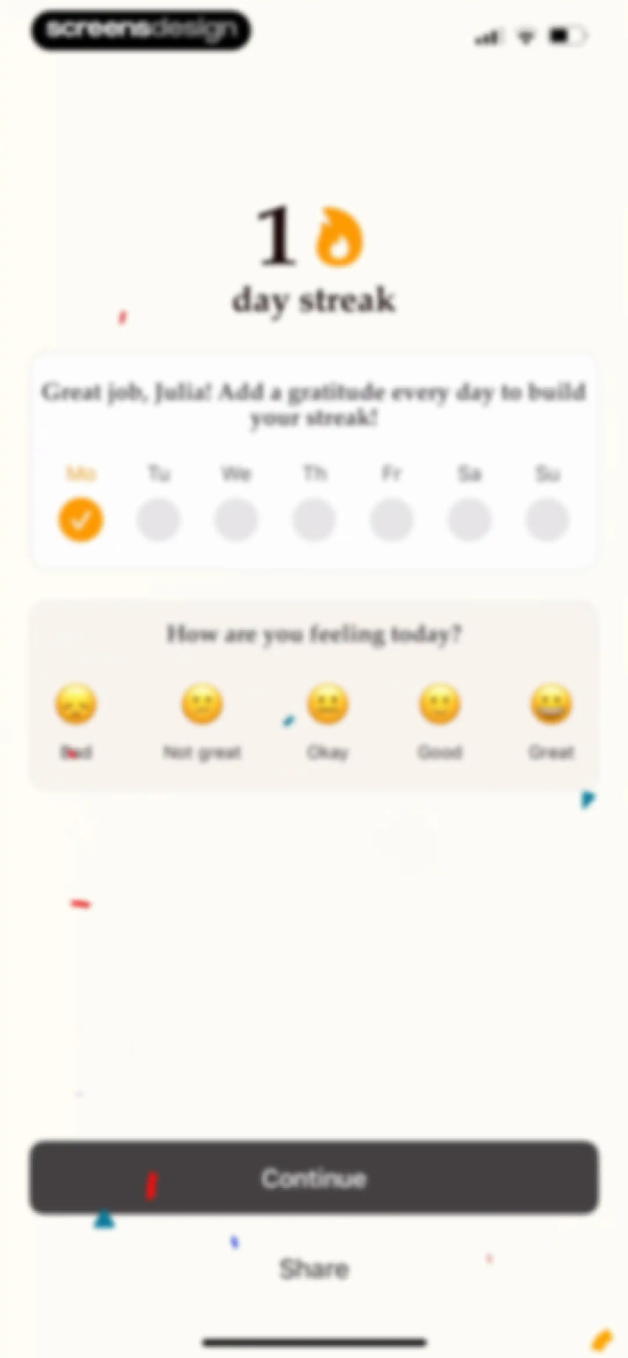 Gratitude Plus – Journal screen 45