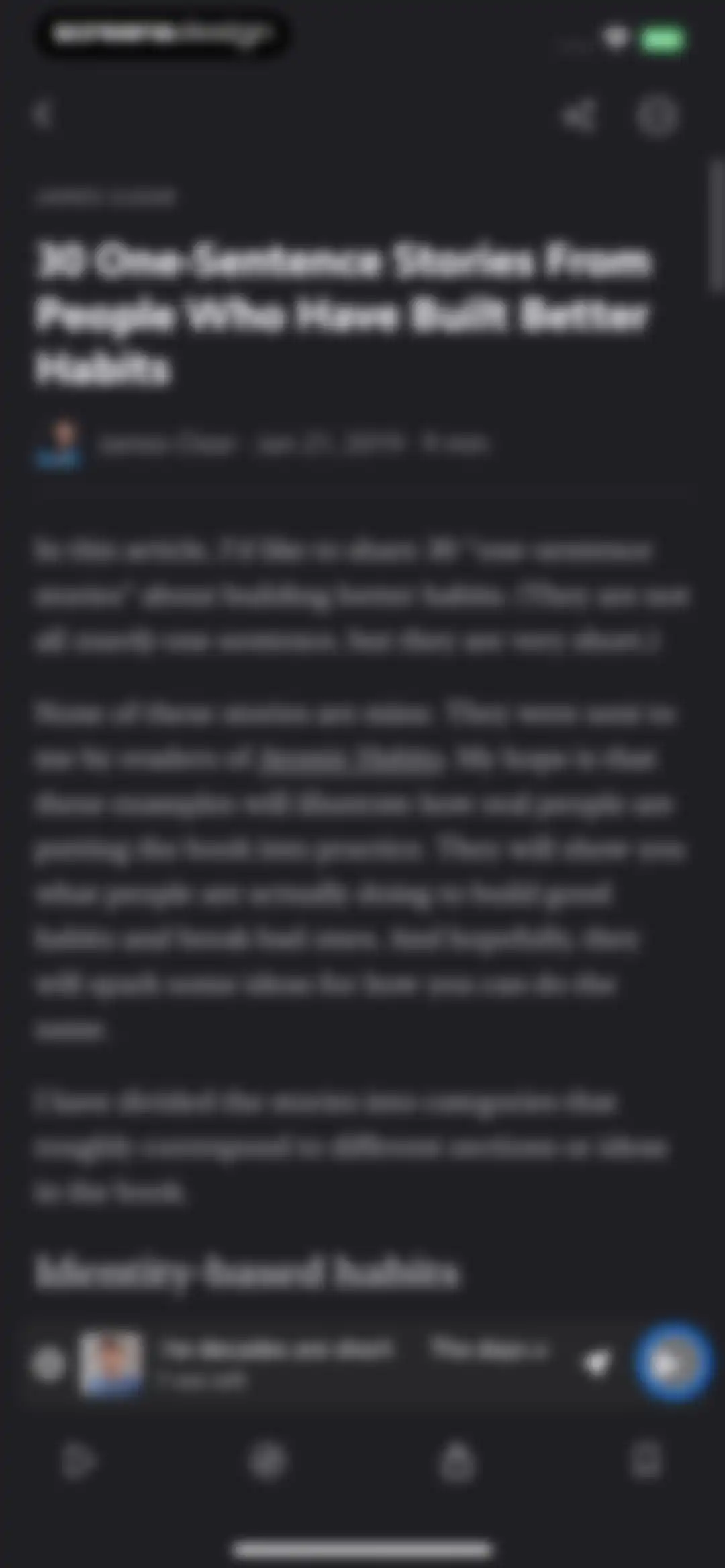 Matter: Reading App screen 39