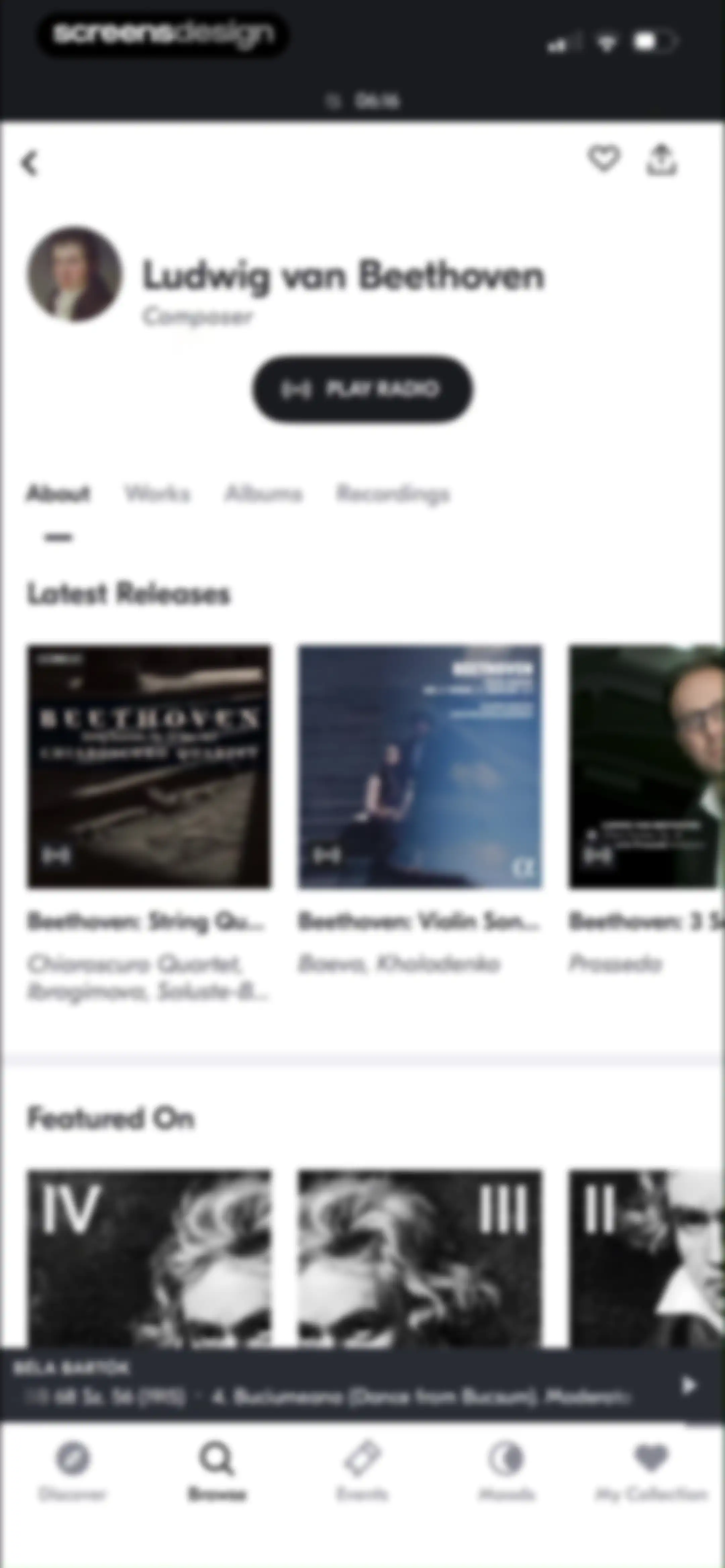 IDAGIO Stream Classical Music screen 77