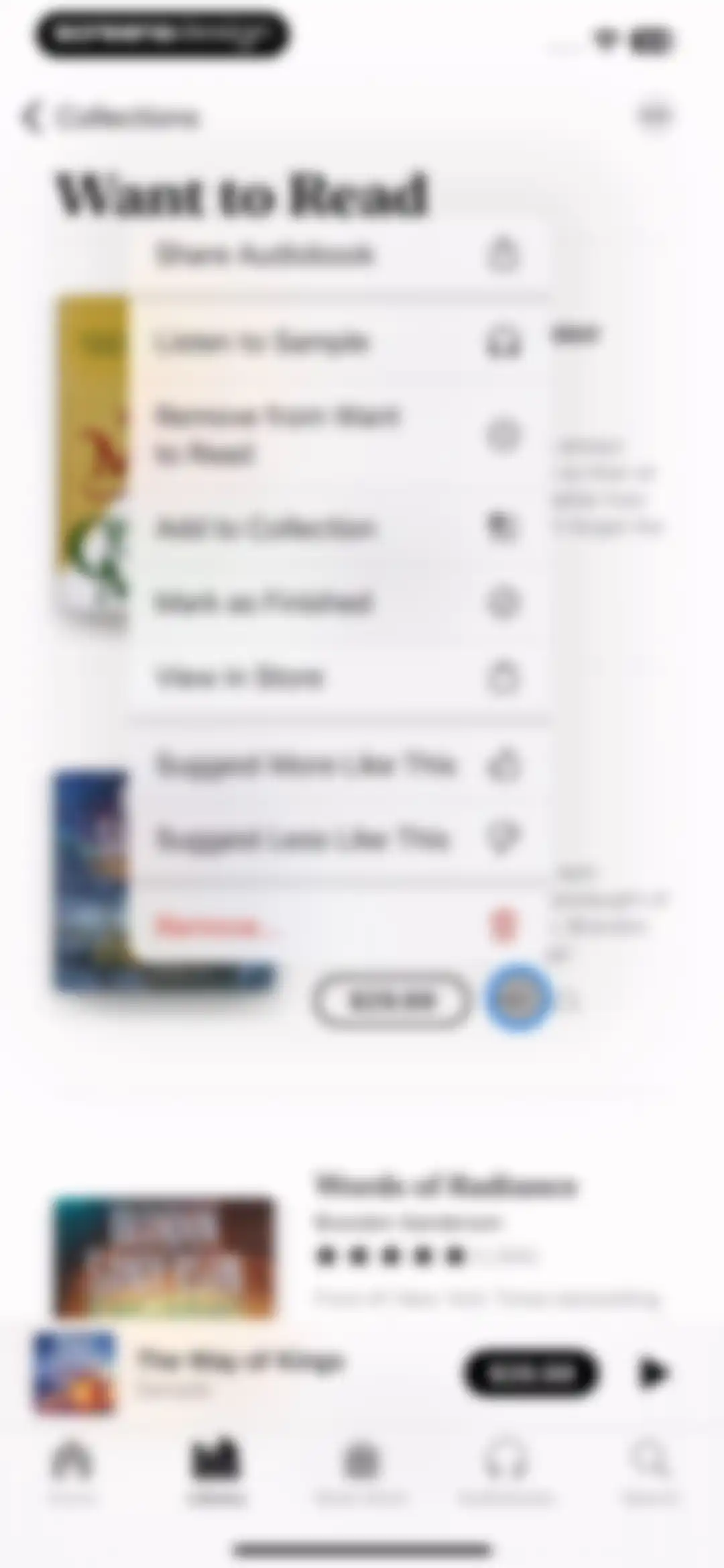 Apple Books screen 98