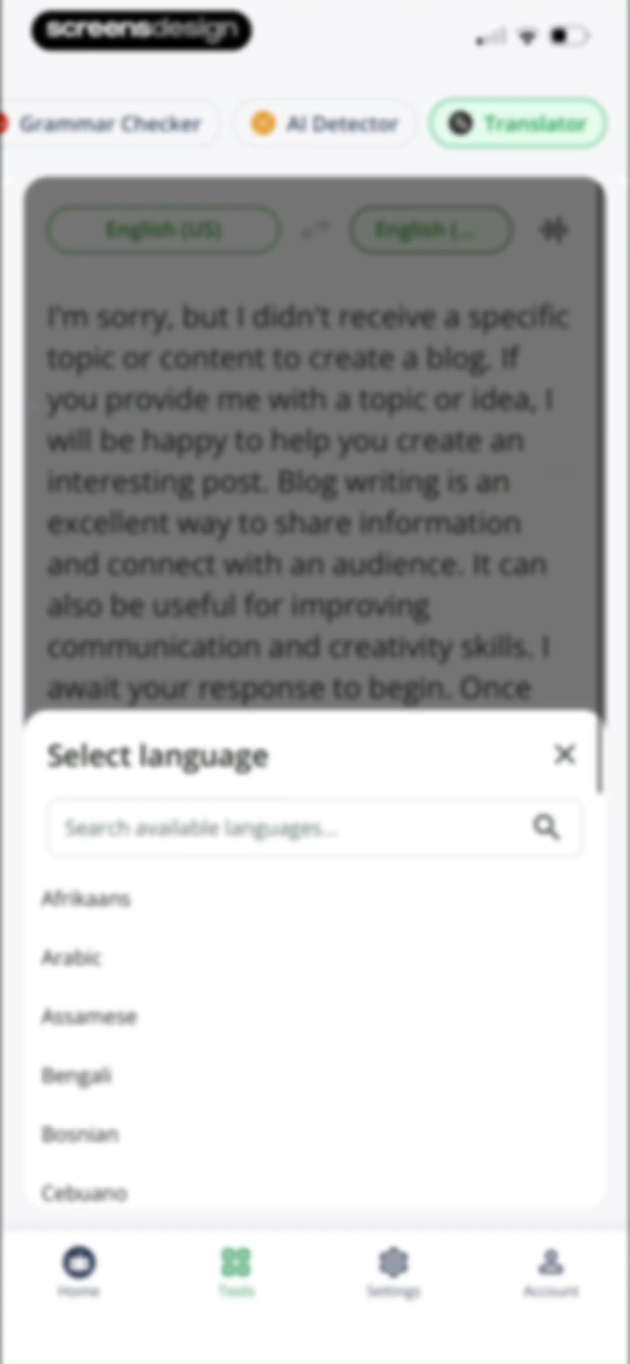 Quillbot-AI Writing & Keyboard screen 90