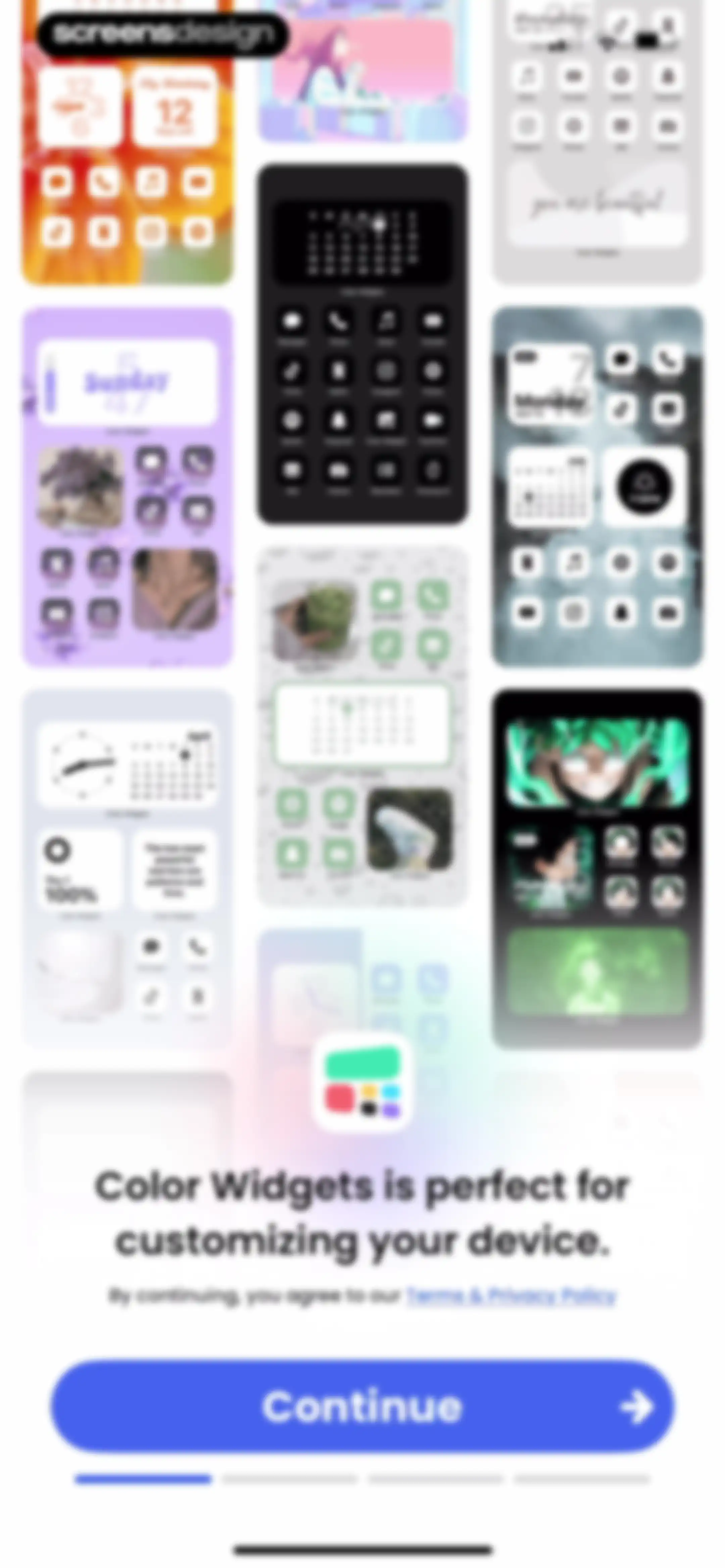 Color Widgets screen 2