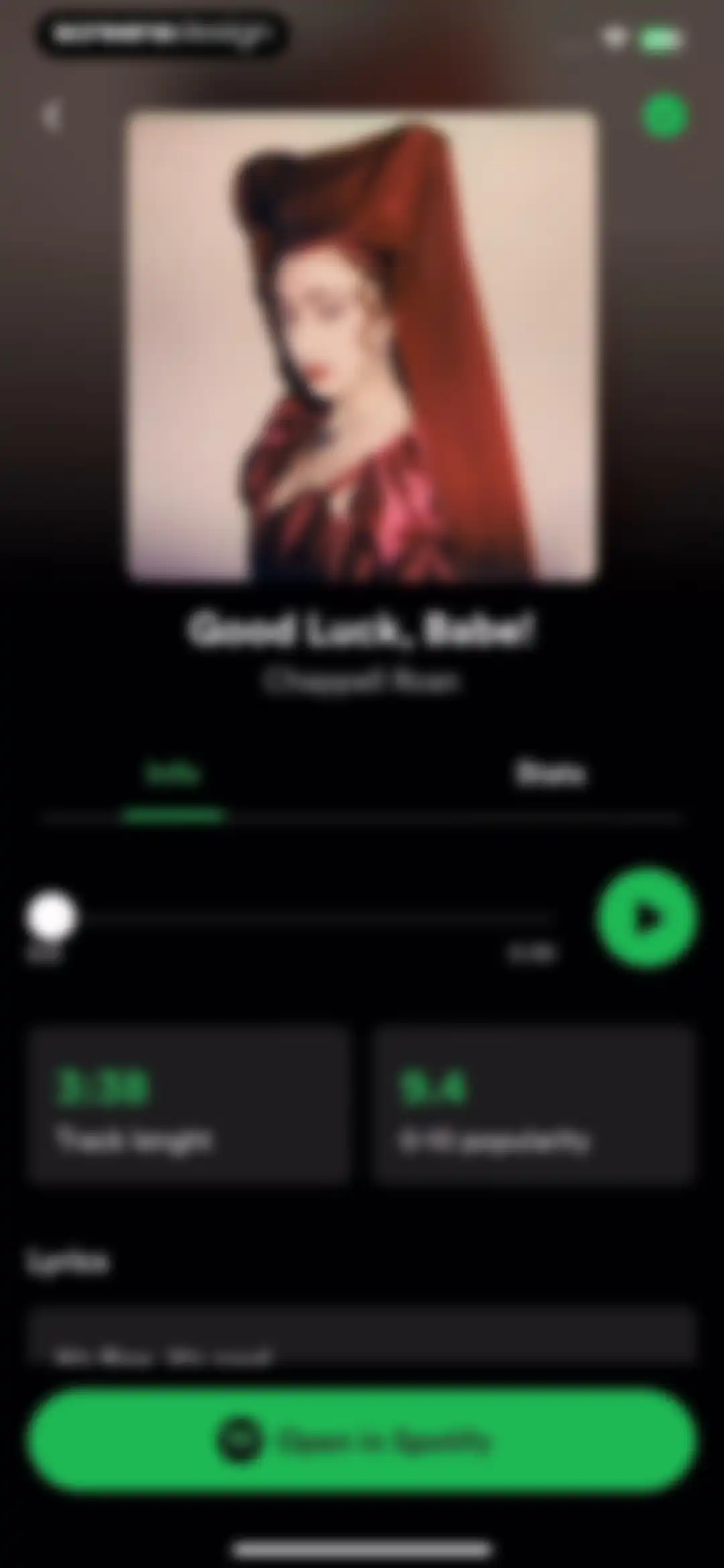 must.fm for Spotify Stats screen 89