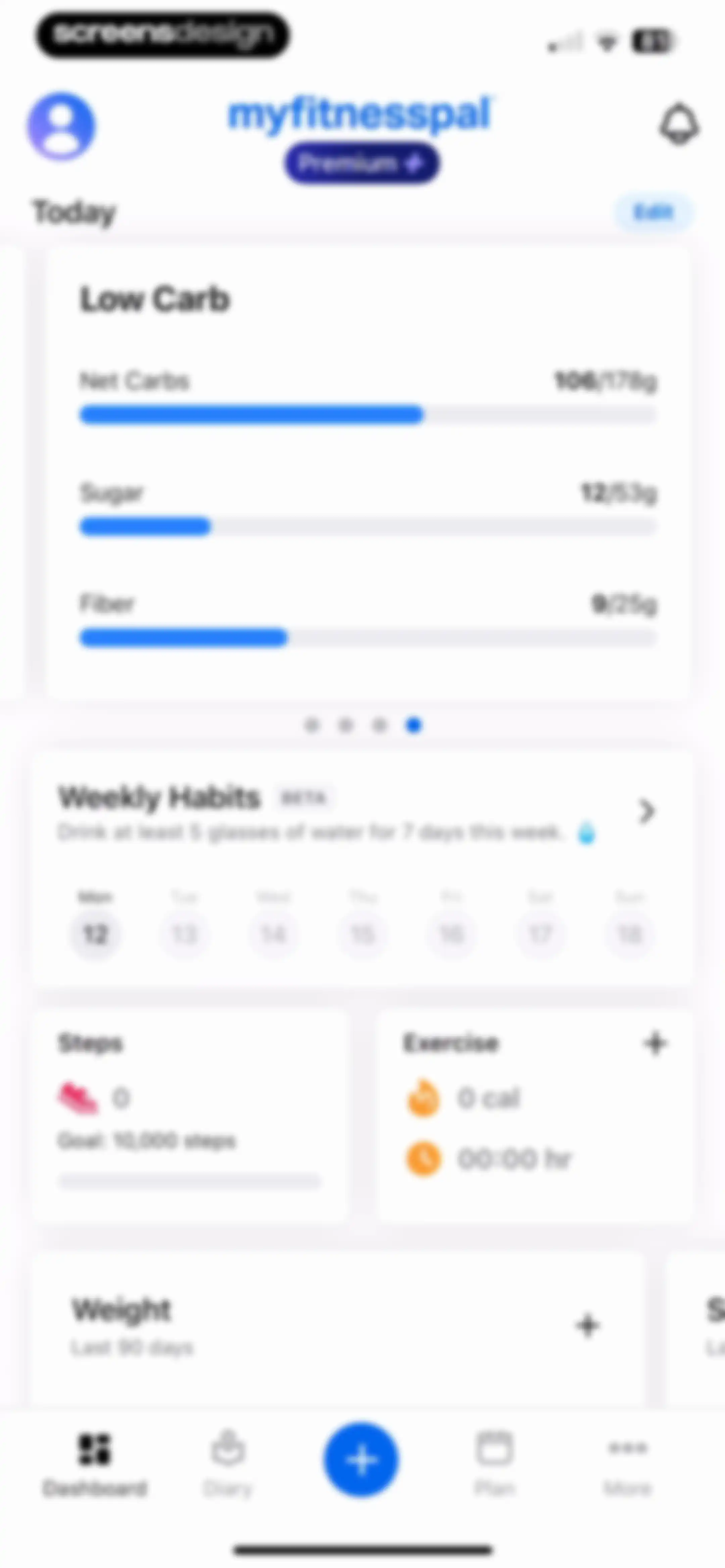 MyFitnessPal: Calorie Counter screen 136