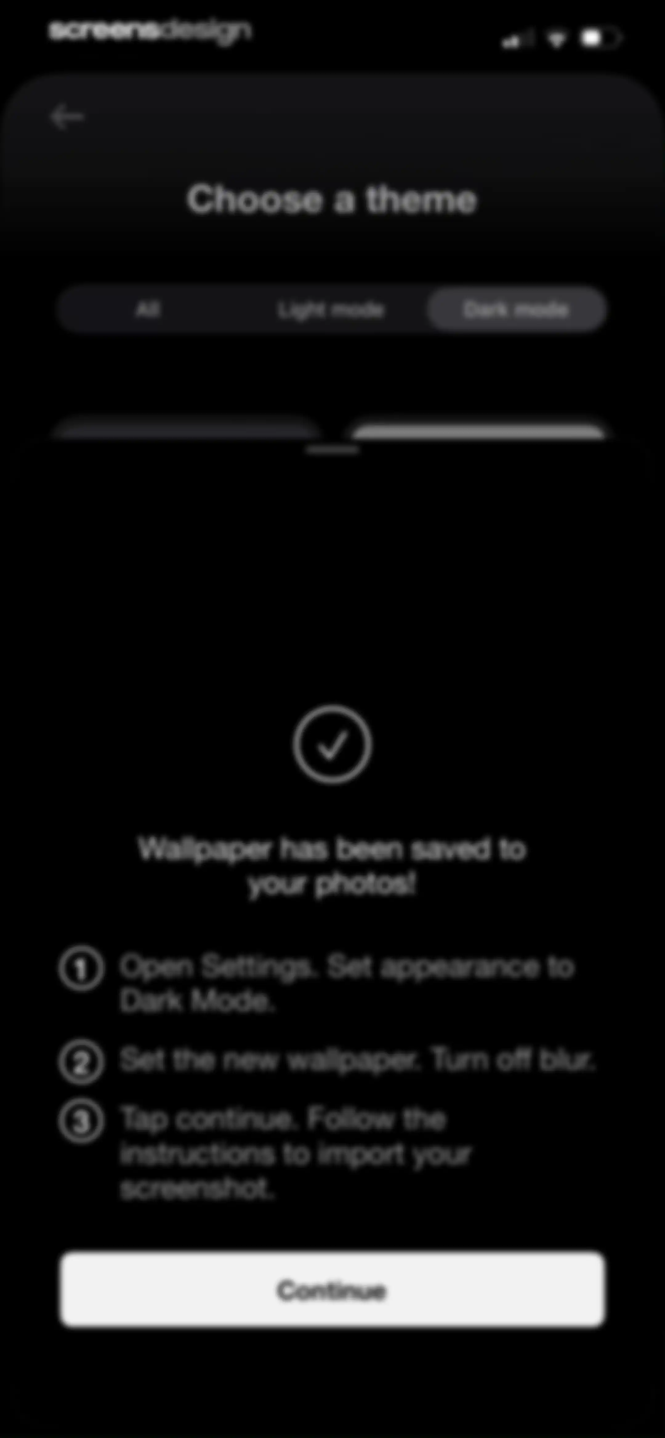 Blank Spaces Launcher screen 48