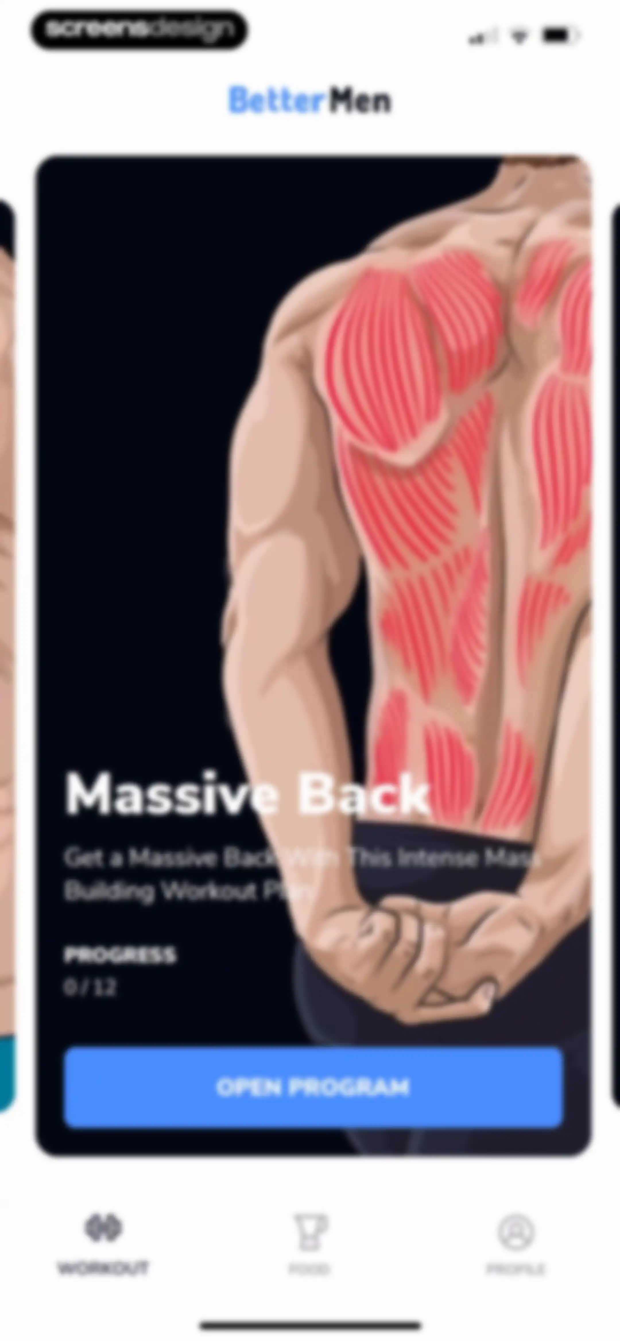 Workouts For Men: Gym & Home screen 71