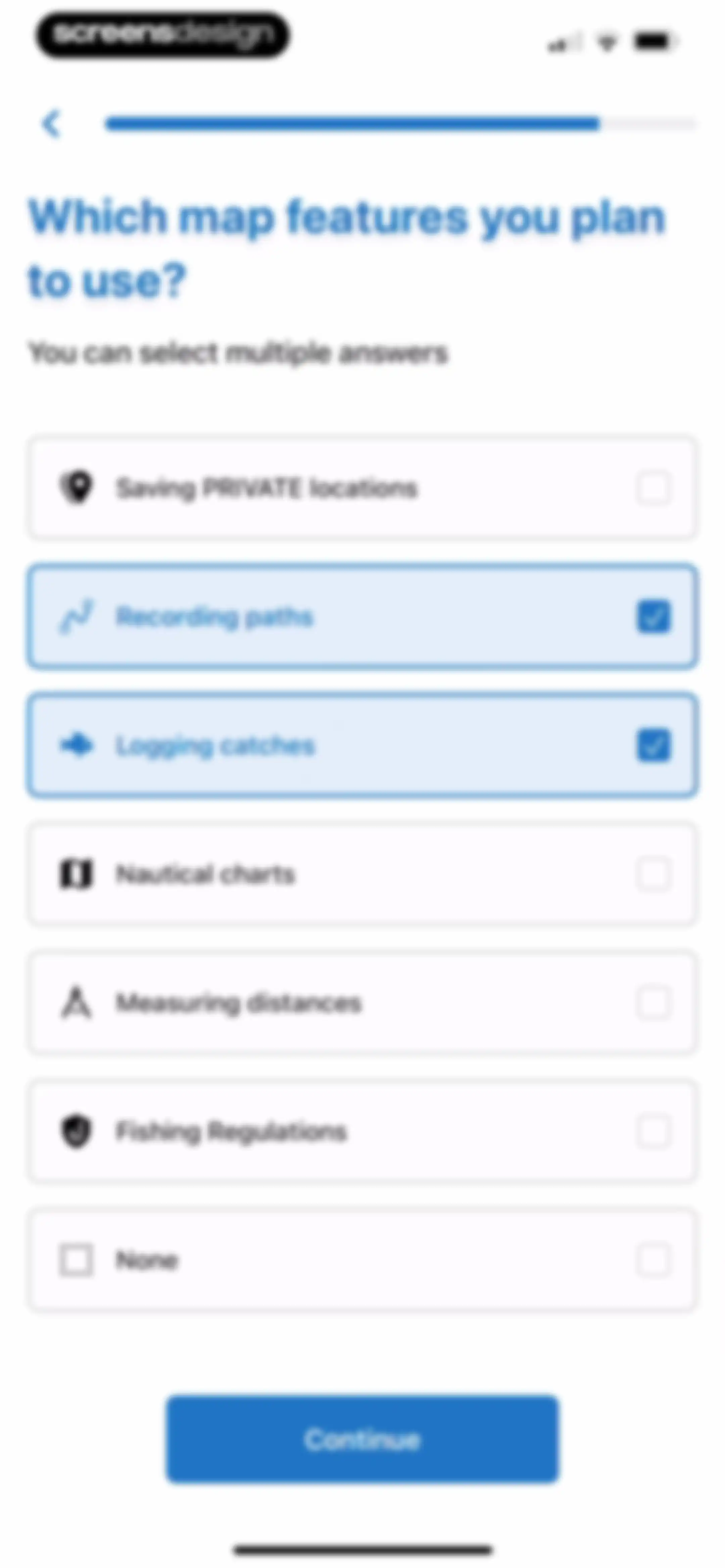 Fishing Points: Map & Forecast screen 11