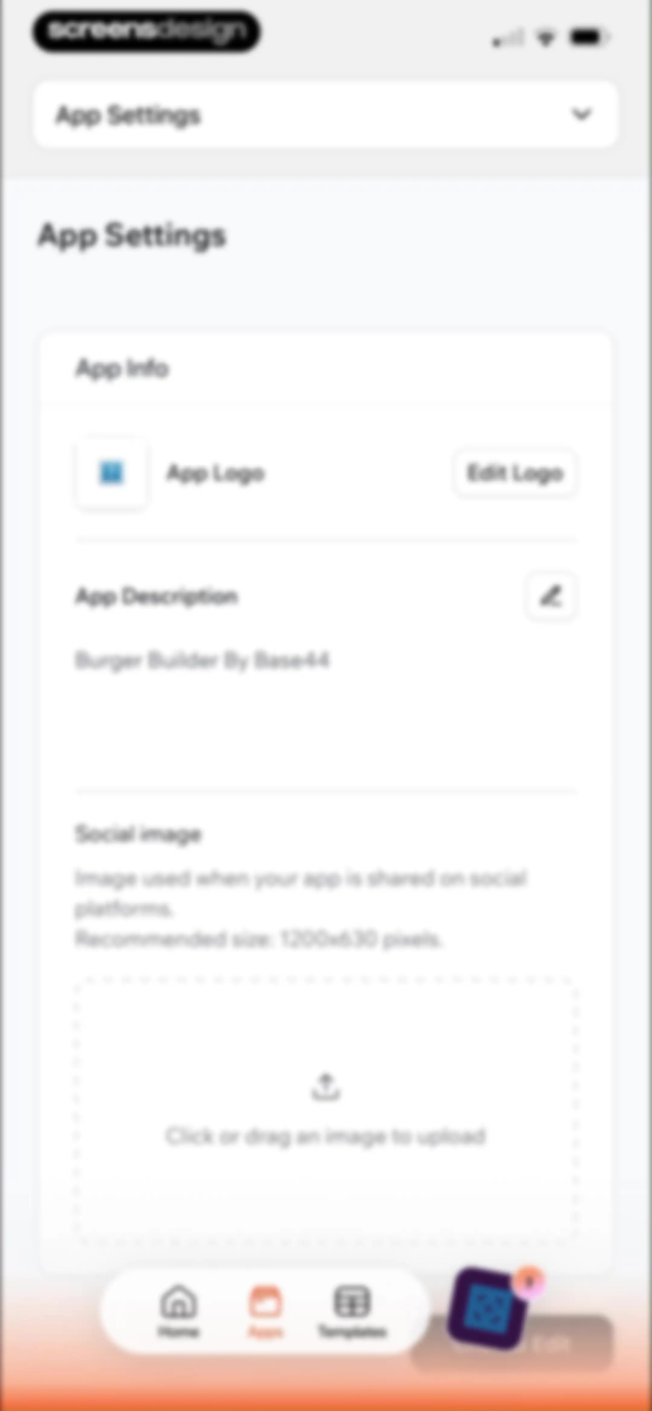 Base44: Build with AI screen 107