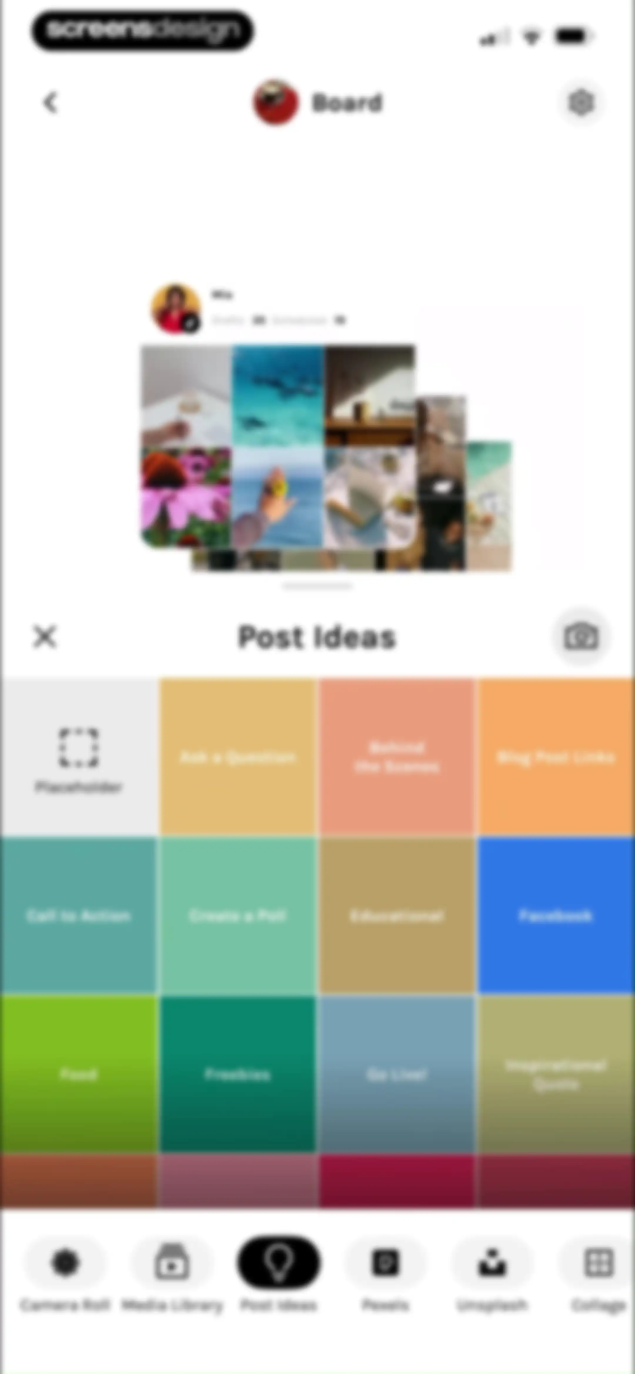 UNUM — Layout & Feed Preview screen 34