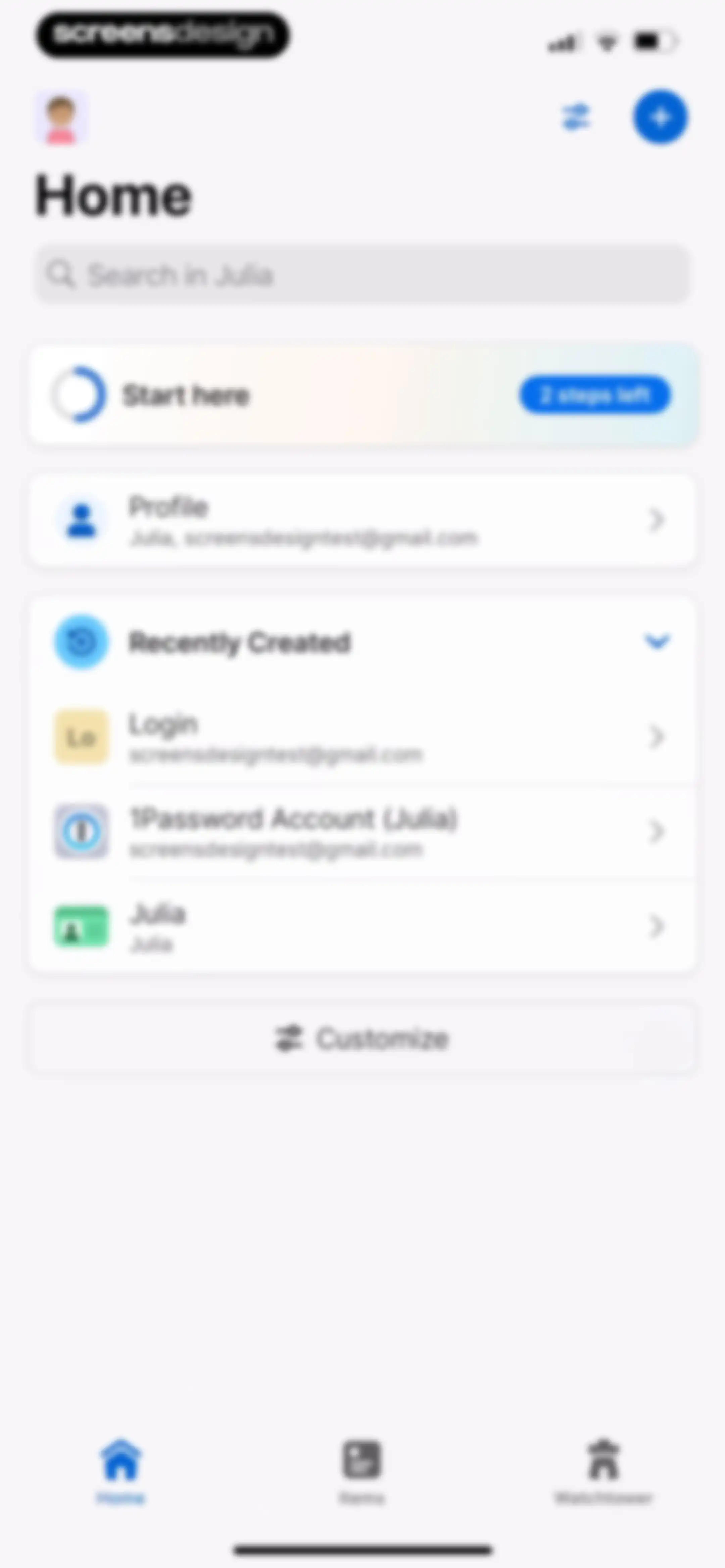 1Password: Password Manager screen 68