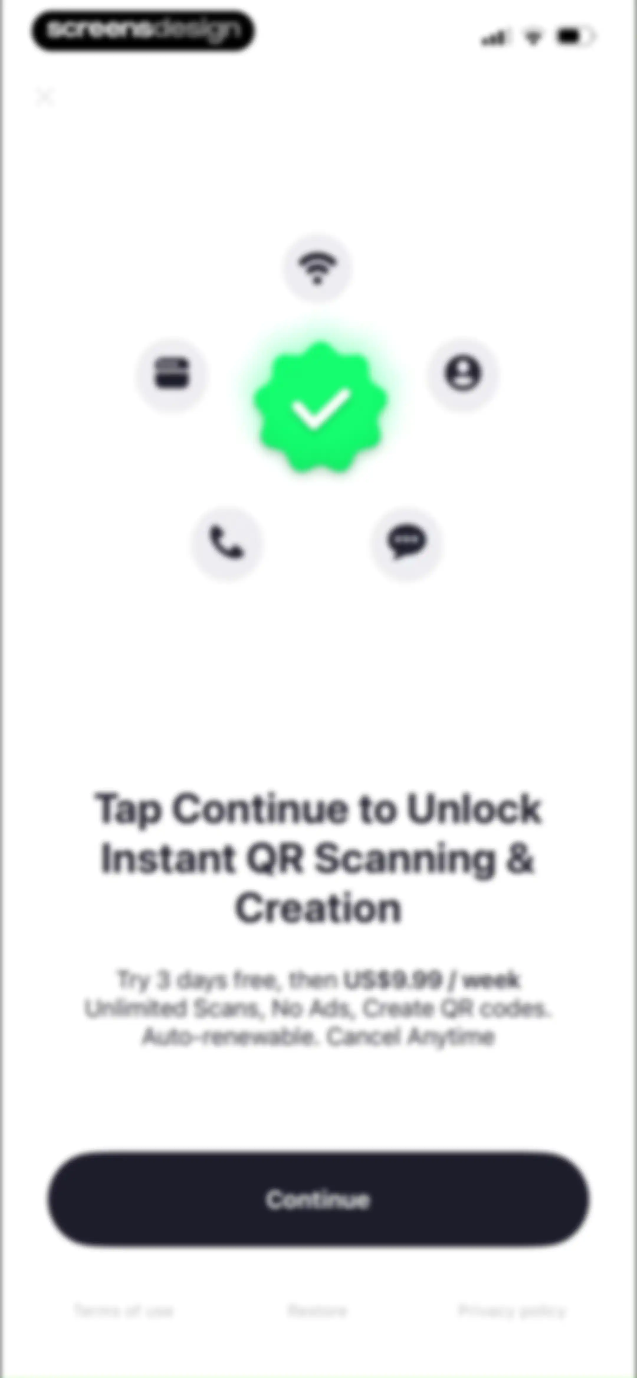 QR Code Reader＋Barcode Scanner screen 4