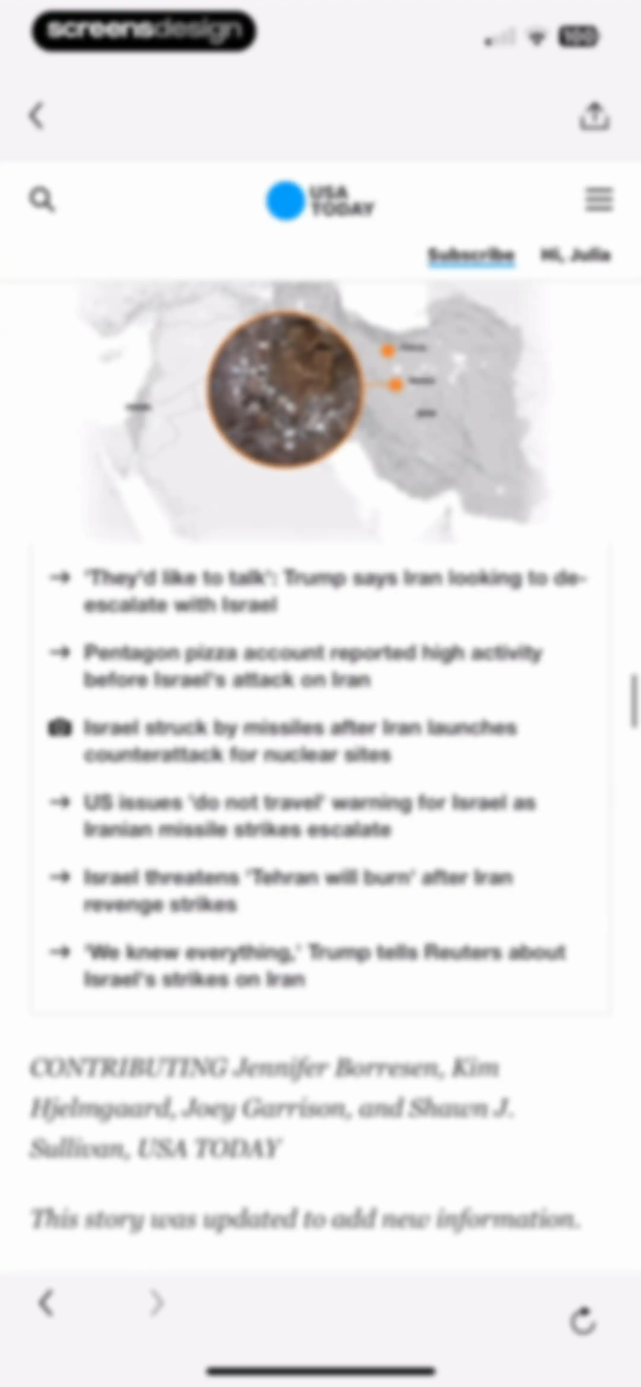 USA TODAY: US & Breaking News screen 49