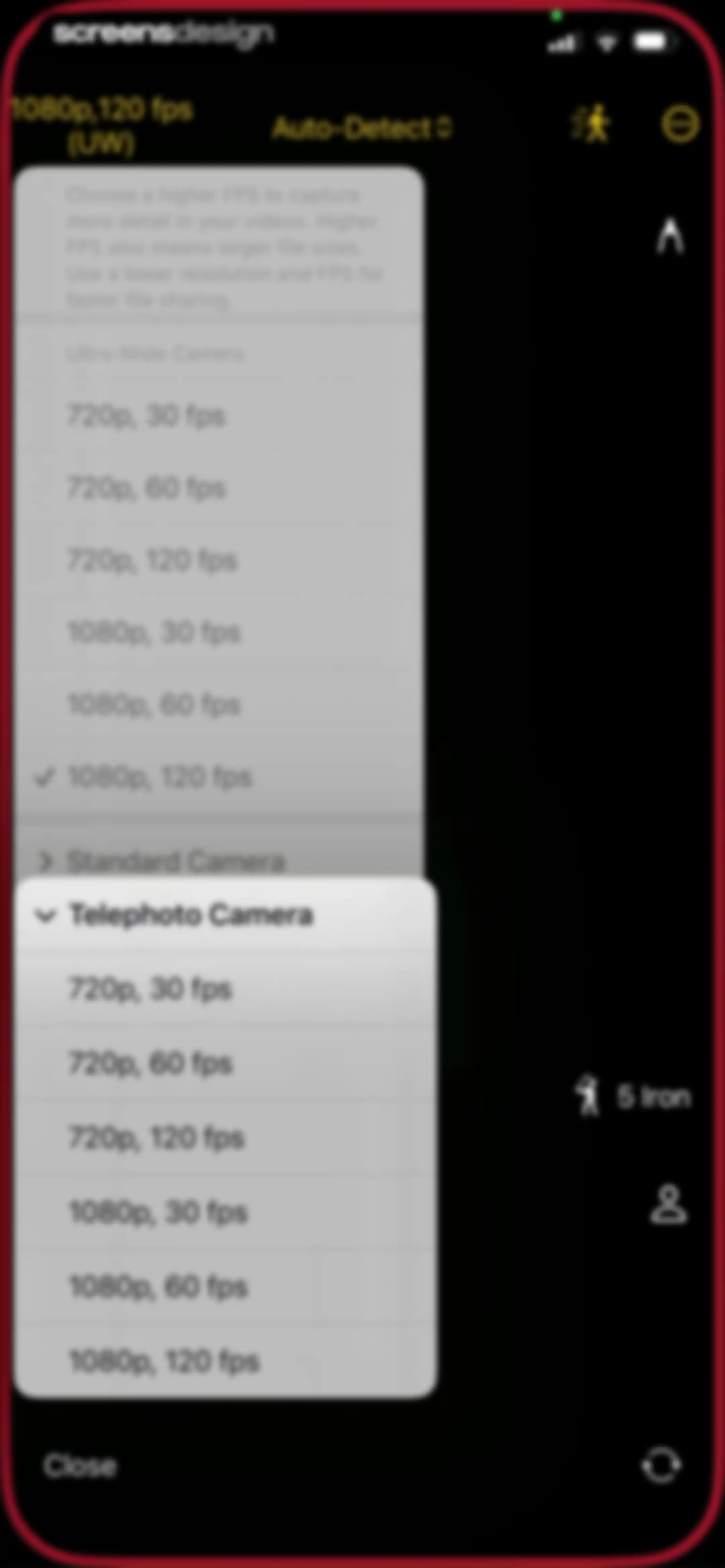 Onform: Video Analysis App screen 75