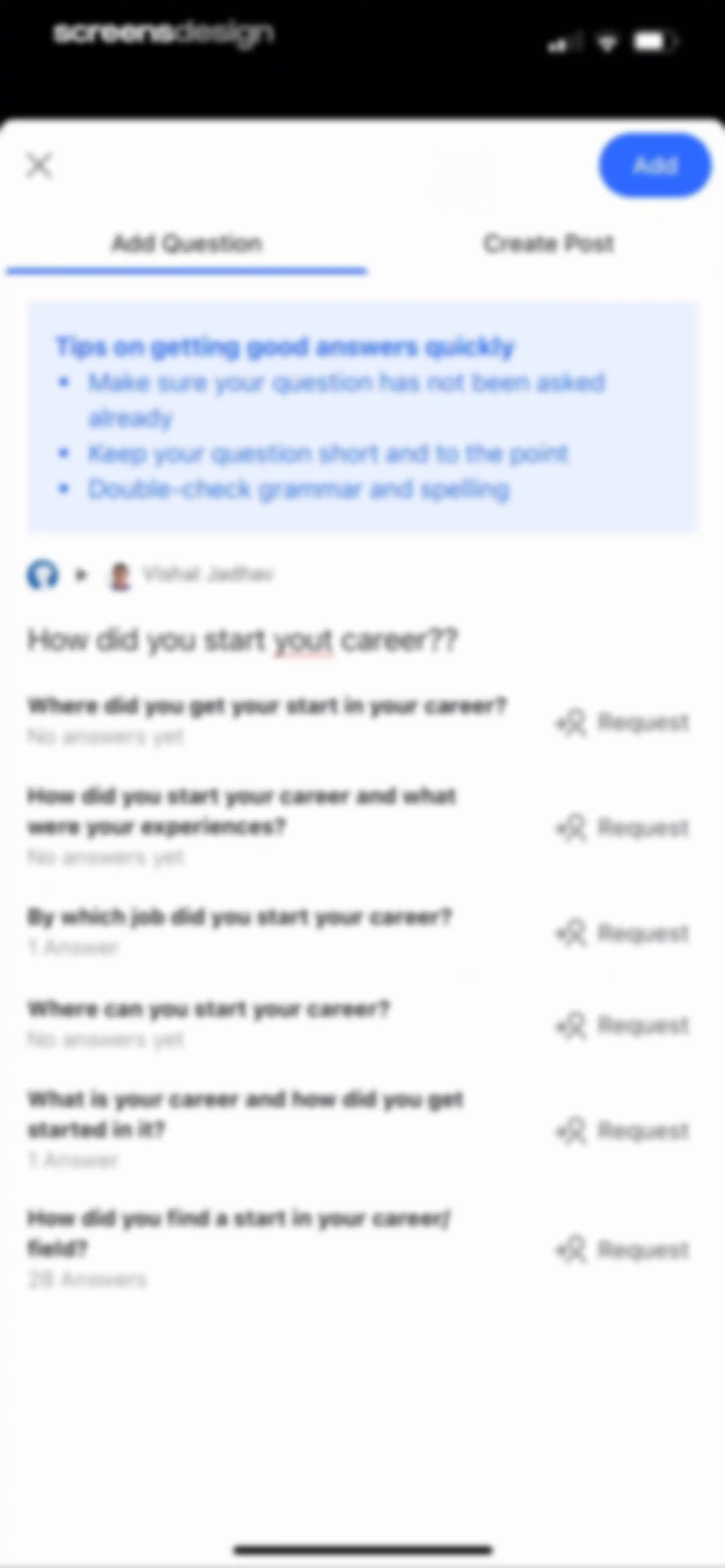Quora screen 68