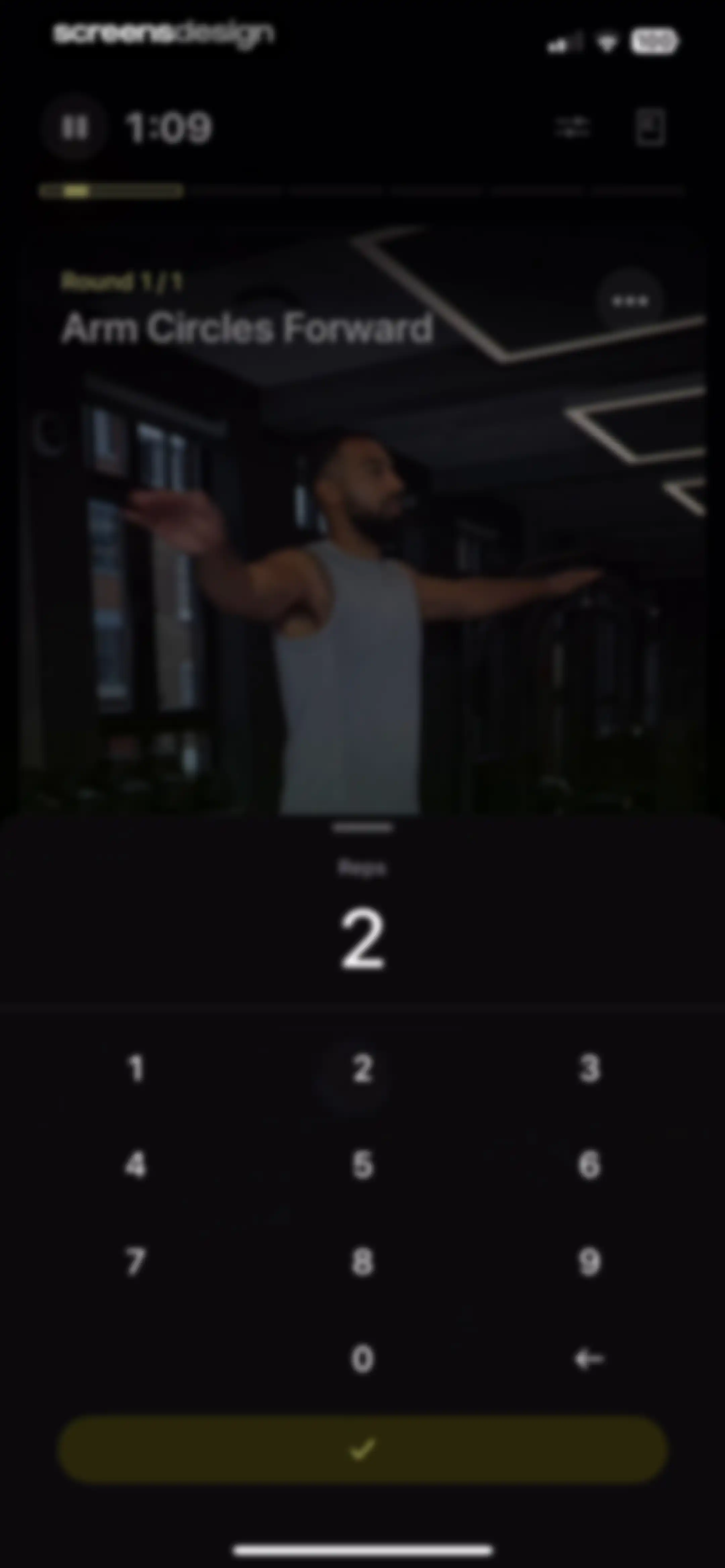 Peloton Strength+ screen 65