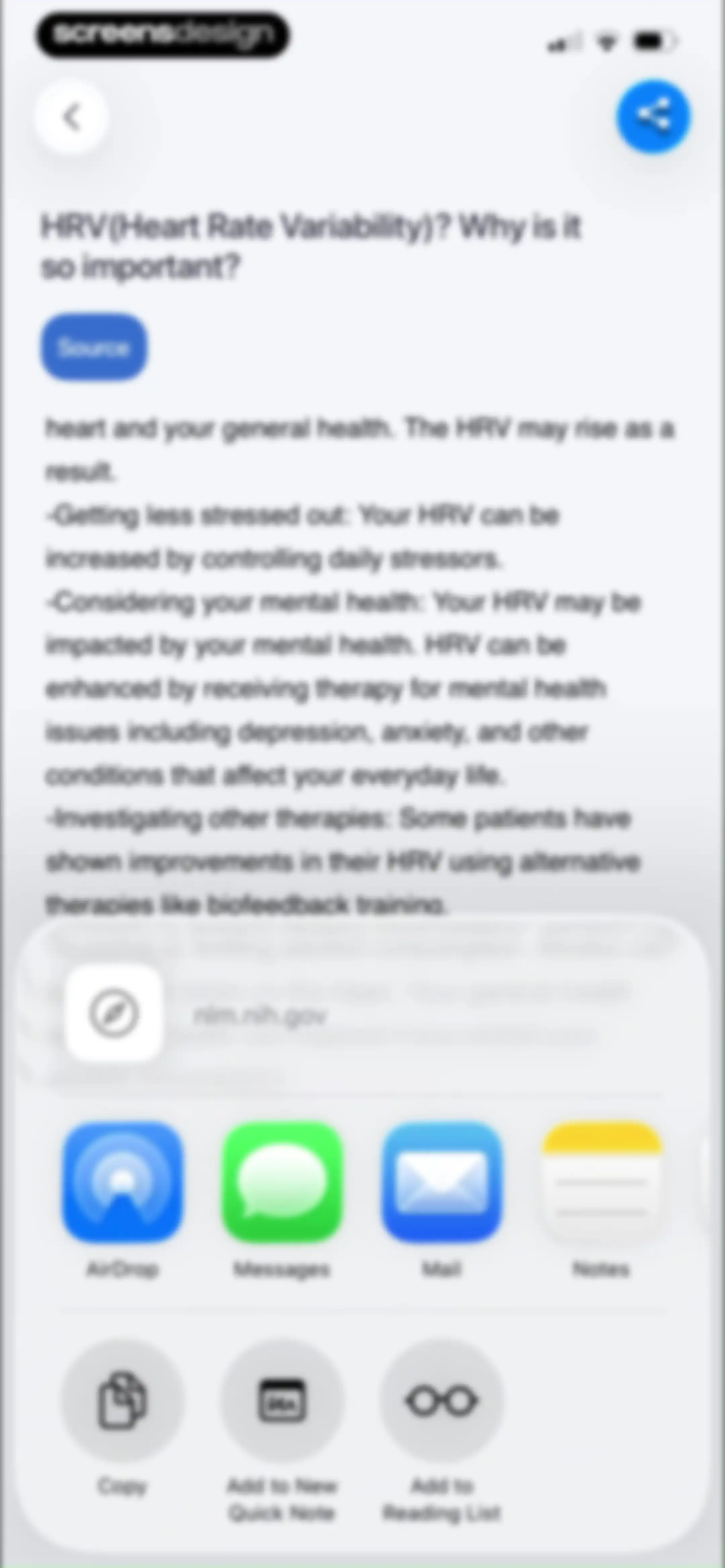 iCardiac: Heart Rate & Health screen 79
