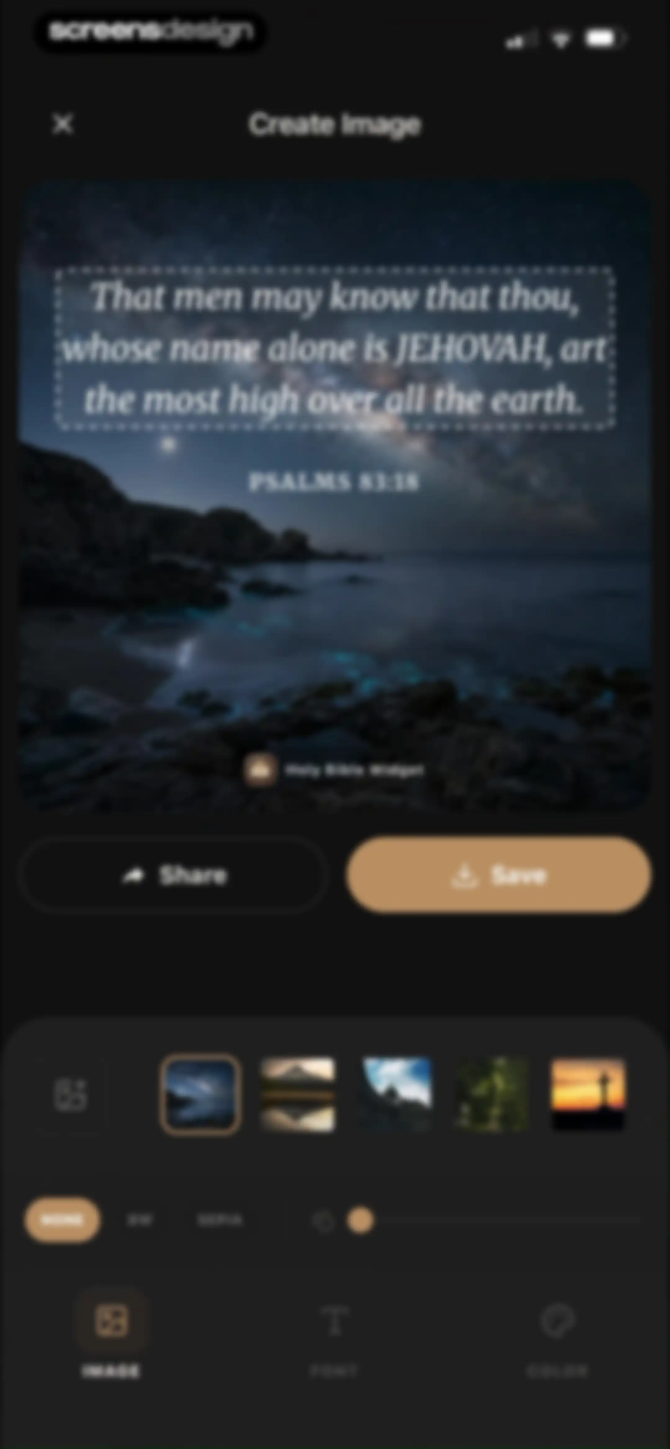 Holy Bible Widget: Daily Verse screen 101