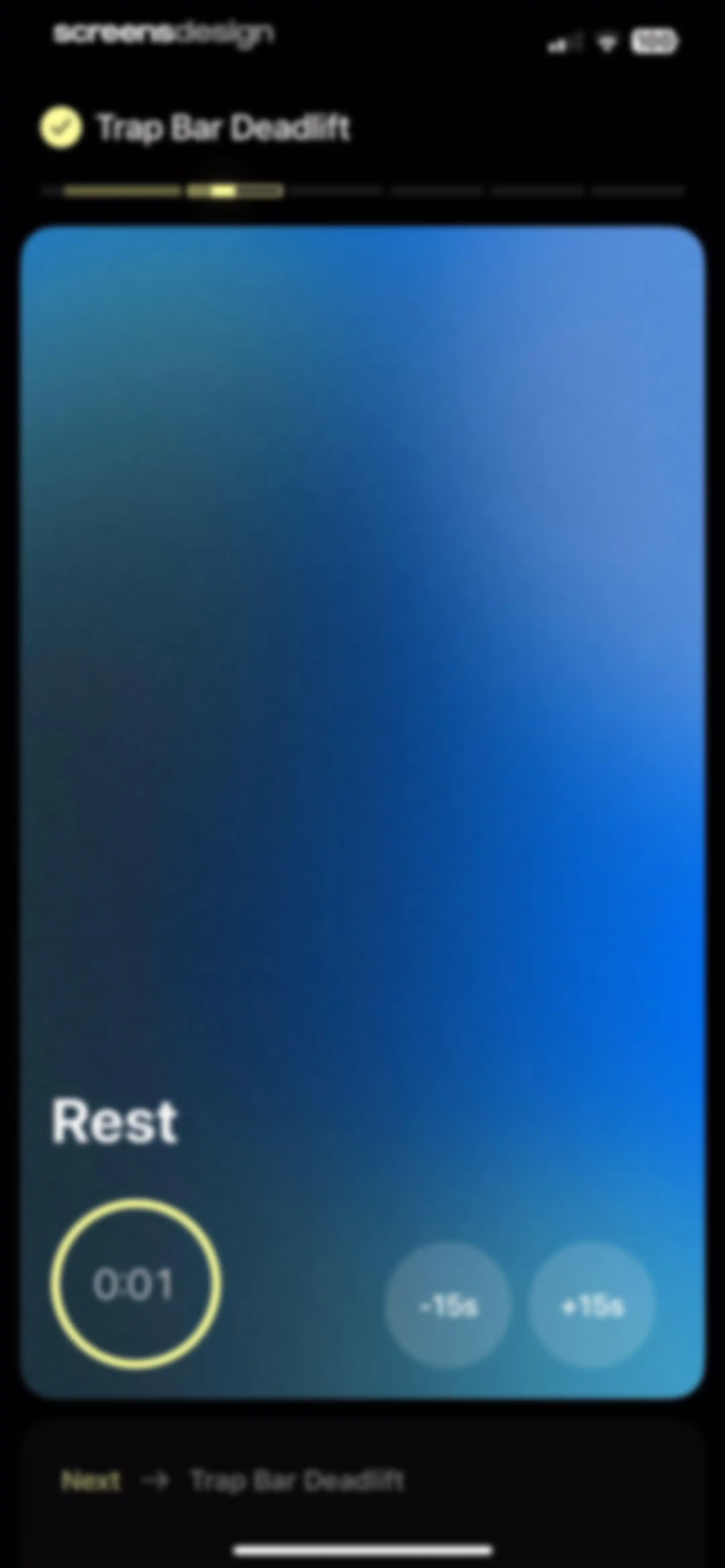 Peloton Strength+ screen 74