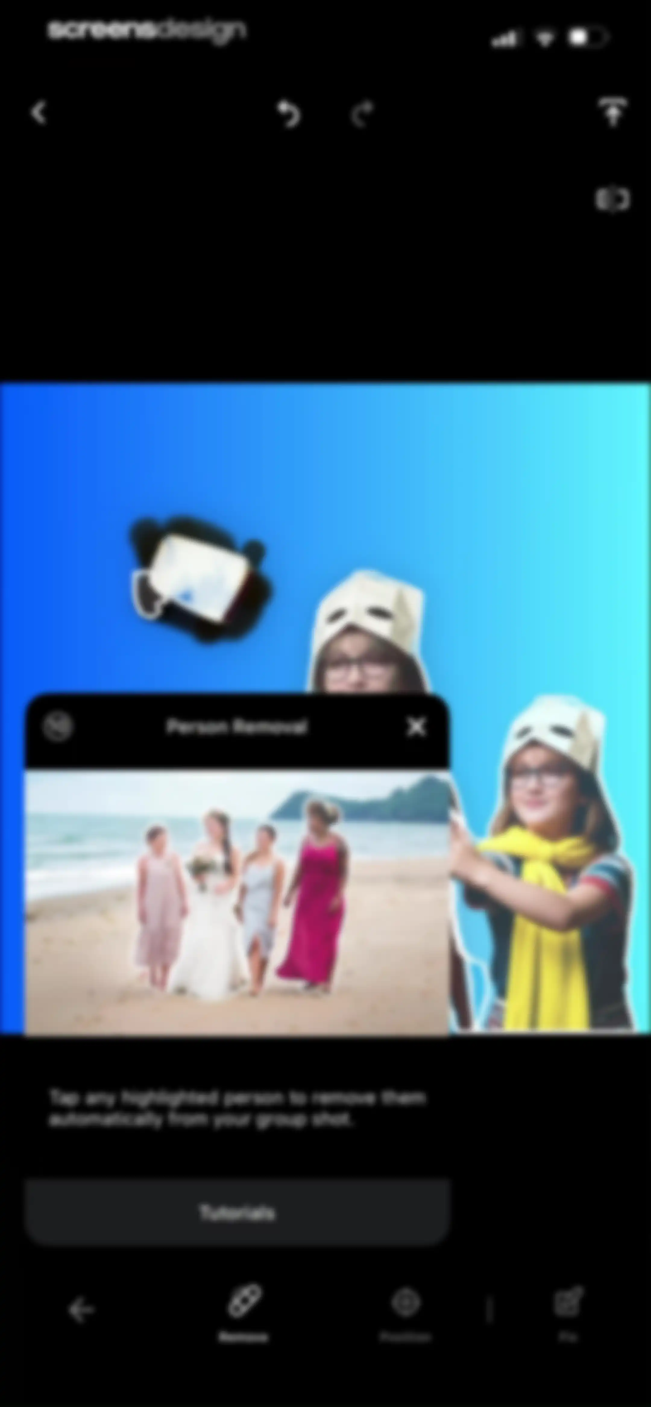 TouchRetouch screen 55