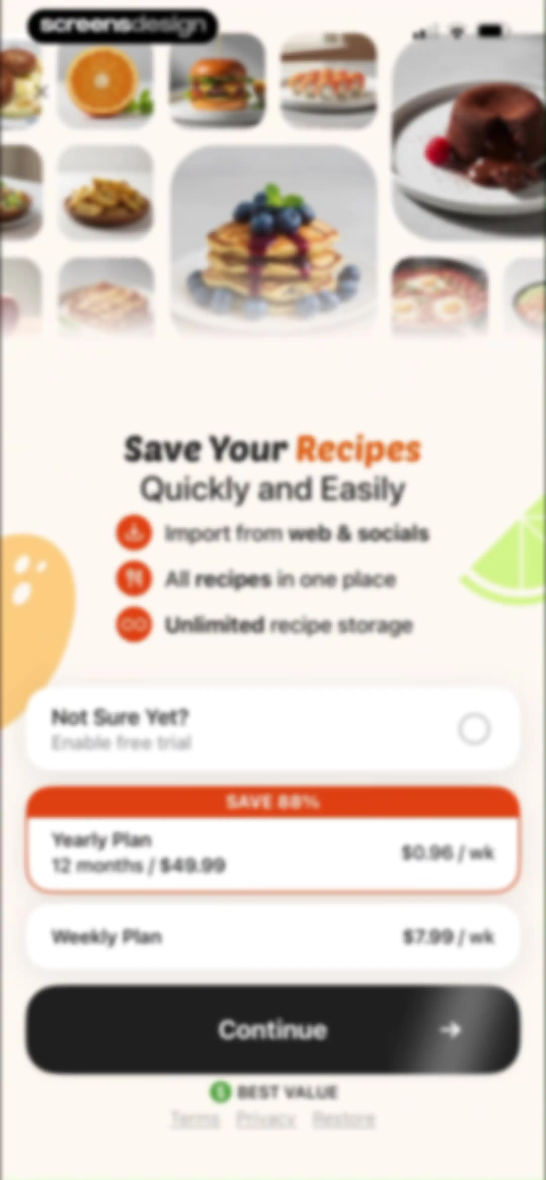 Yoomla・Recipe Keeper & Planner screen 6