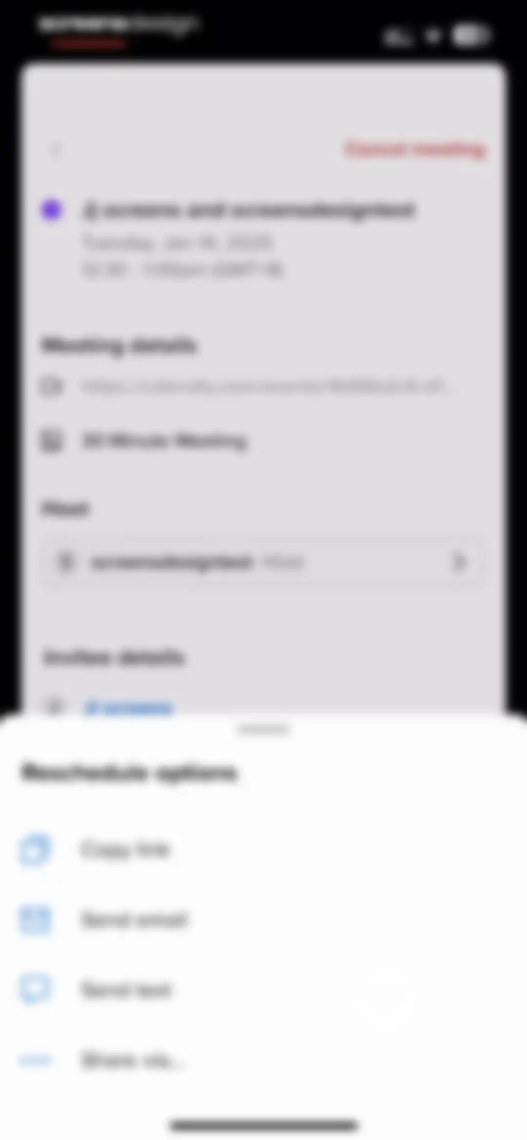 Calendly Mobile screen 77