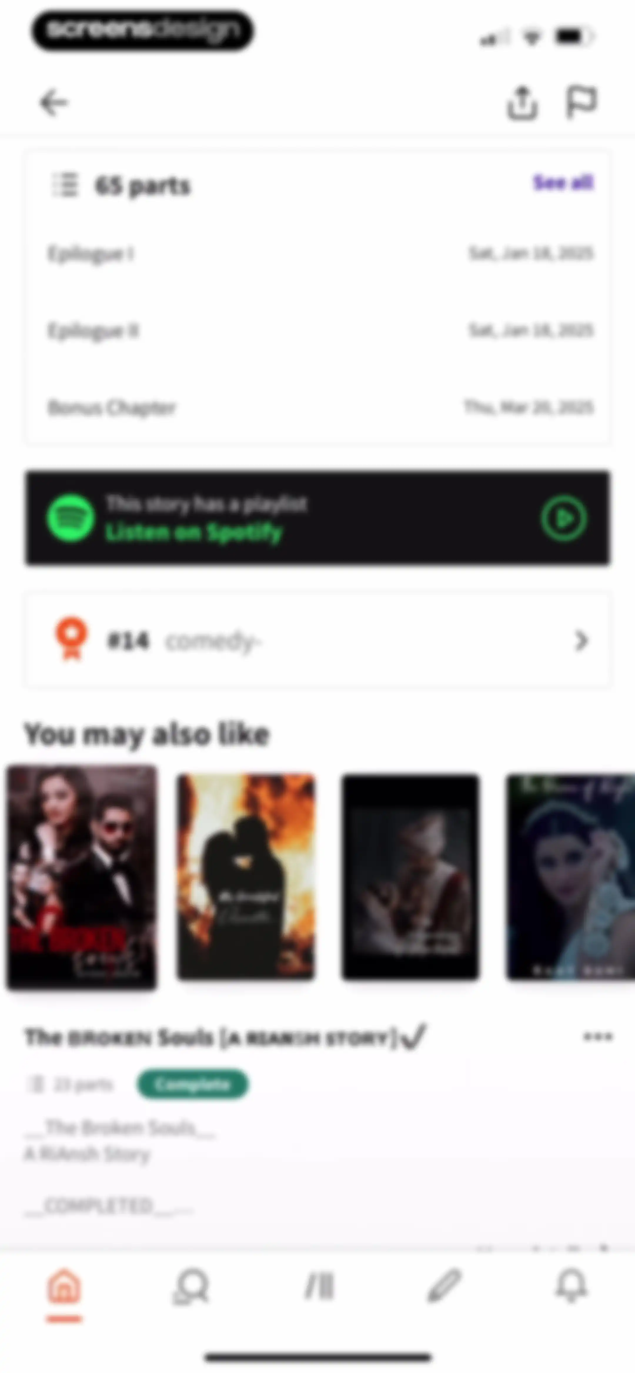 Wattpad - Read & Write Stories screen 24