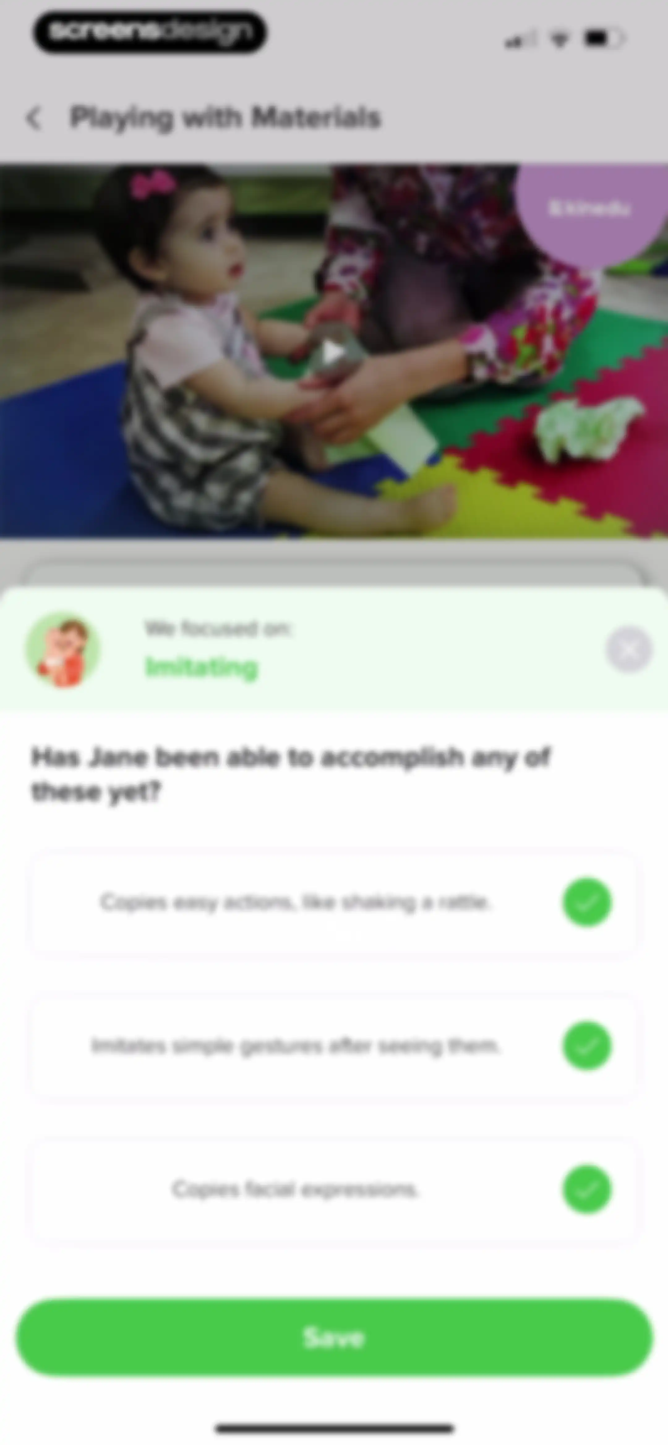 Kinedu: Baby Development screen 61