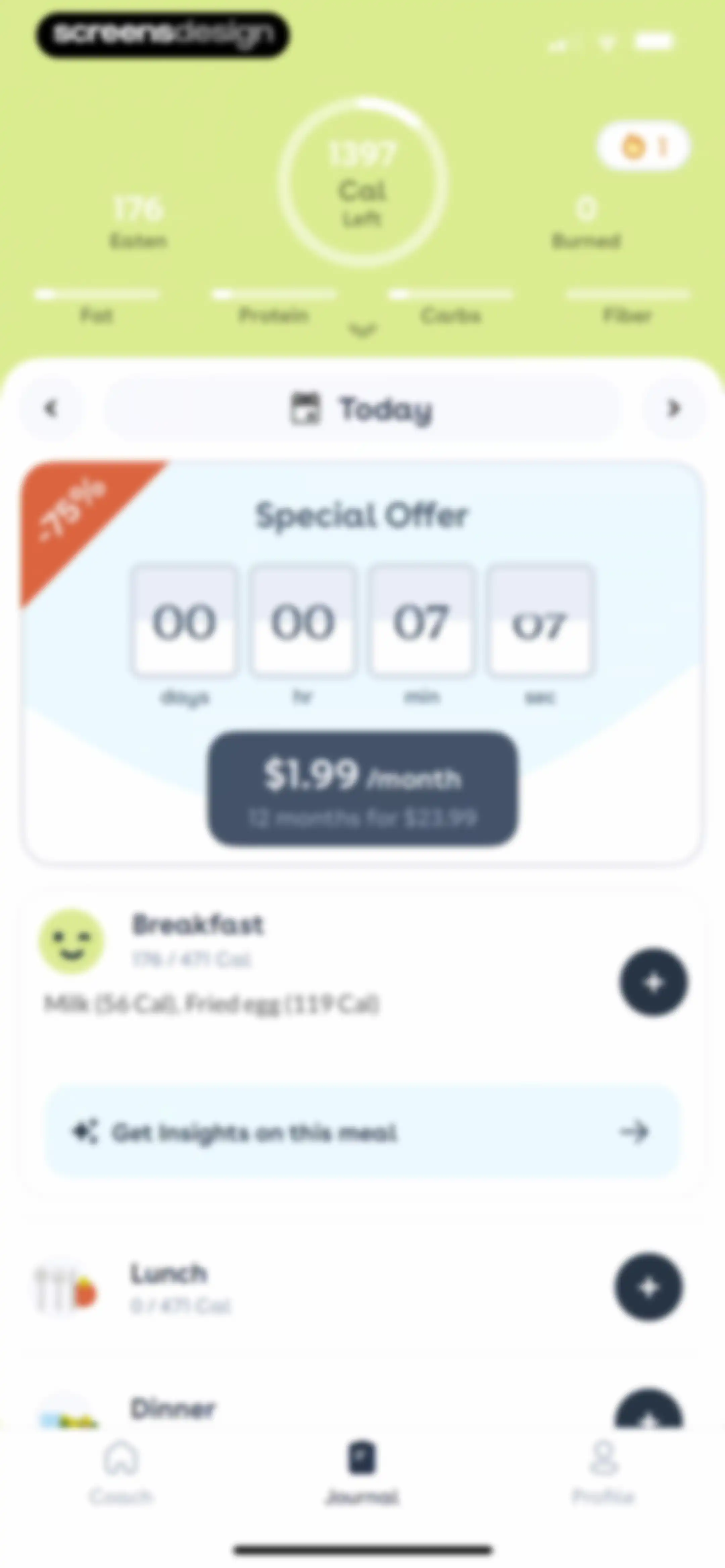 Foodvisor - AI Calorie Counter screen 124