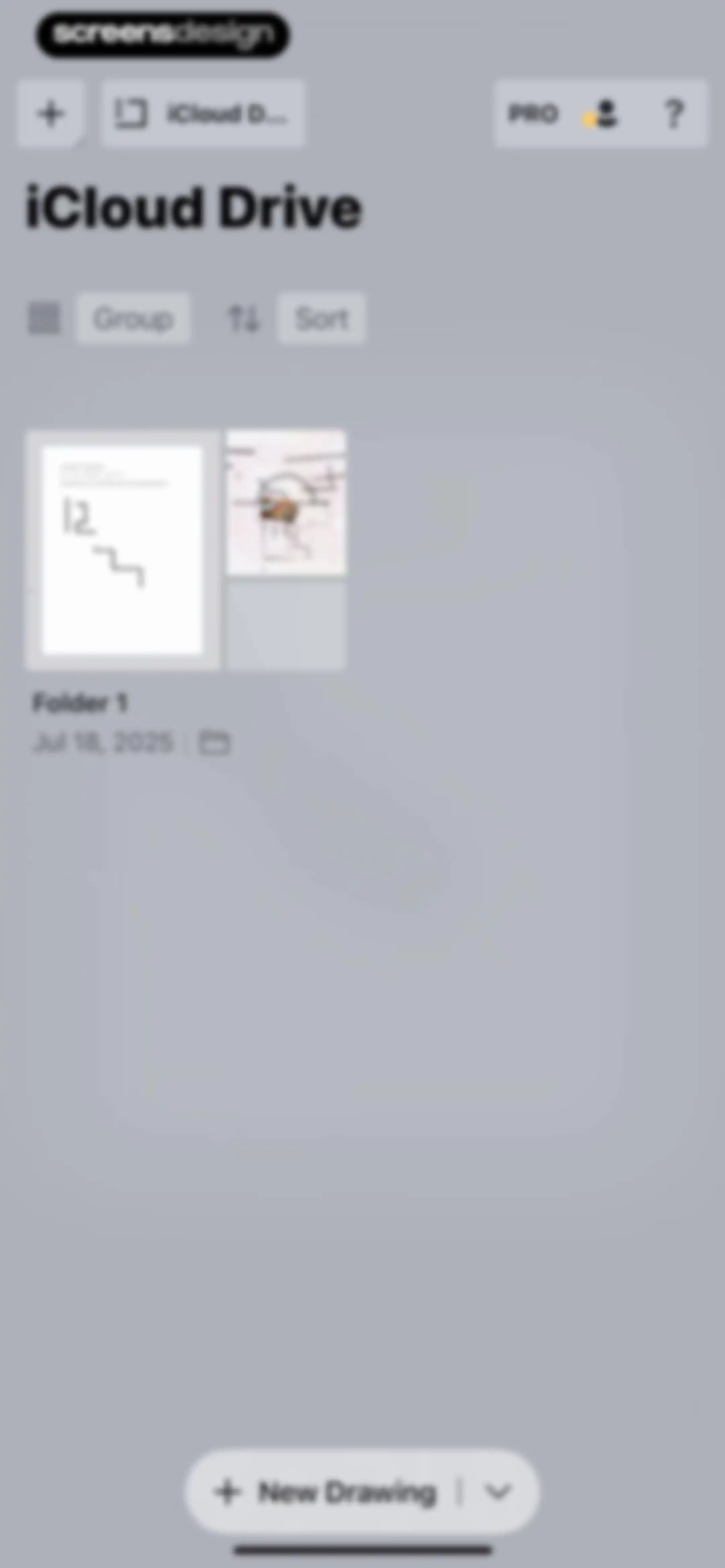 Concepts screen 100